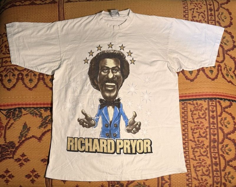 Other Vintage Richard Pryor T Shirt Size US XXL / EU 58 / 5 - 2 Thumbnail