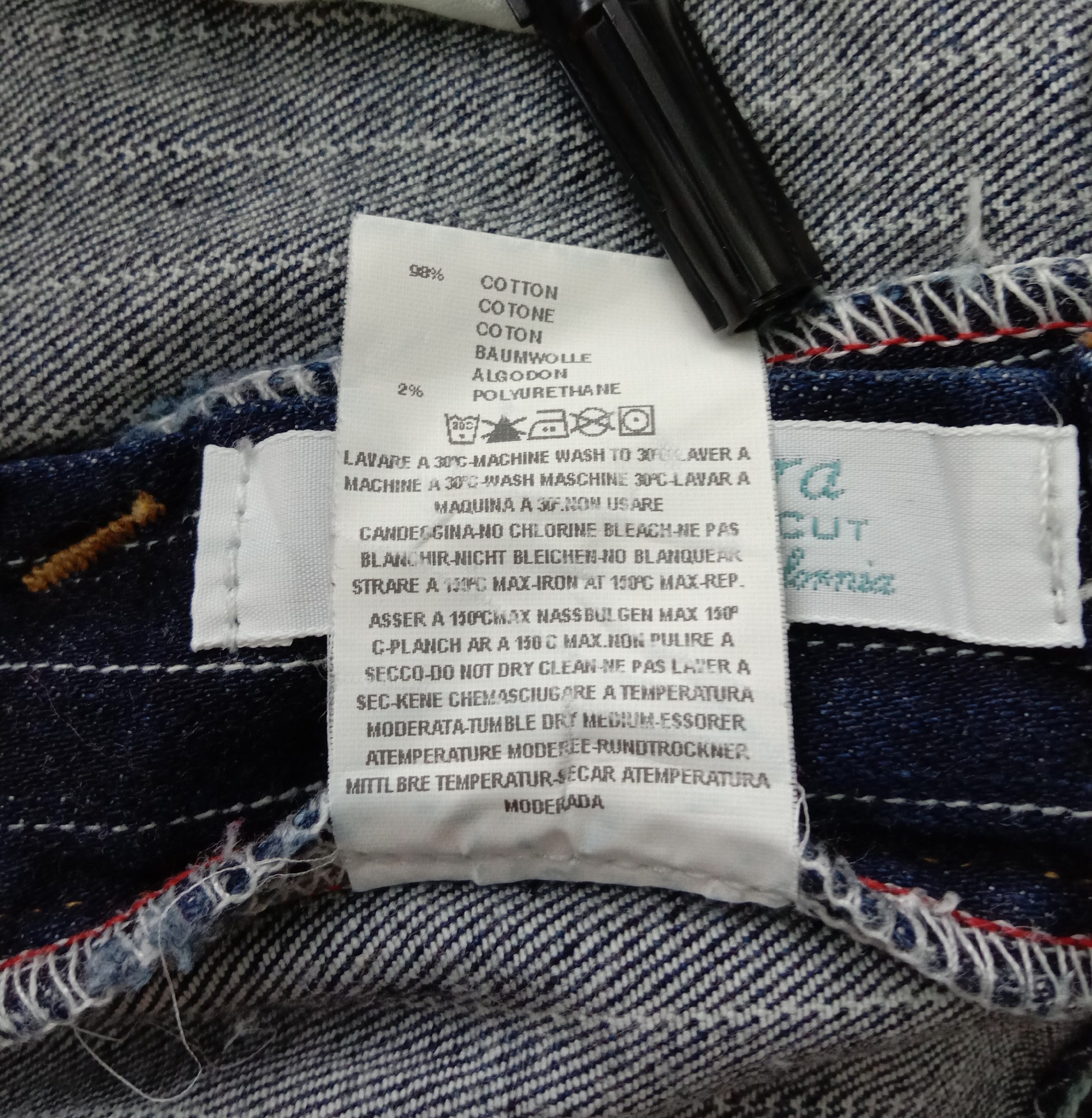 Agave Vintage Agave Hickory Striped Flare Jeans Slim Boot Denim Size 30" / US 8 / IT 44 - 12 Thumbnail