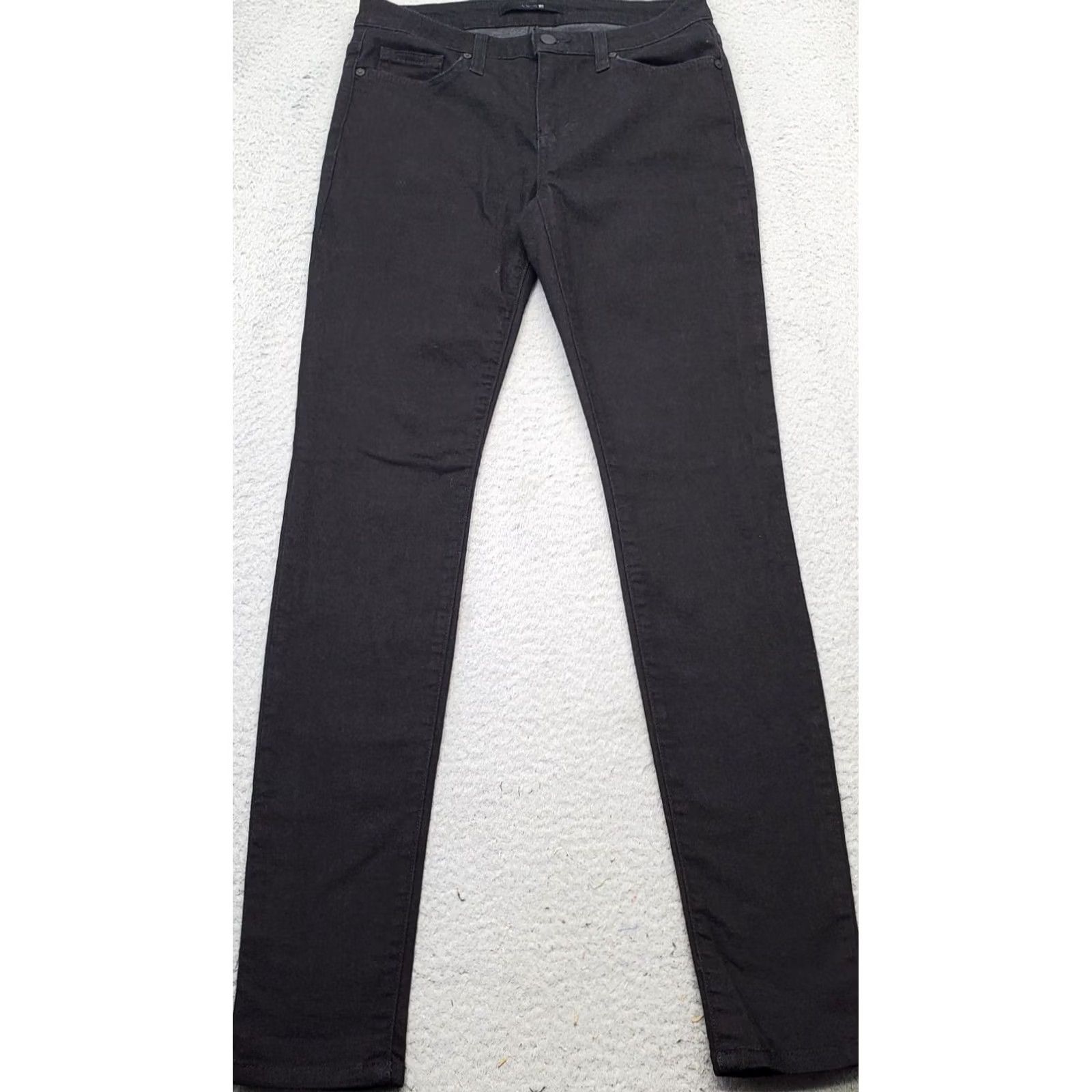 Vintage Joe's Jeans Skinny Jeans Womens Size 27 Black Denim 5-Pocket Design Dark Wash Slim Fit Size 27" / US 4 / IT 40 - 2 Thumbnail