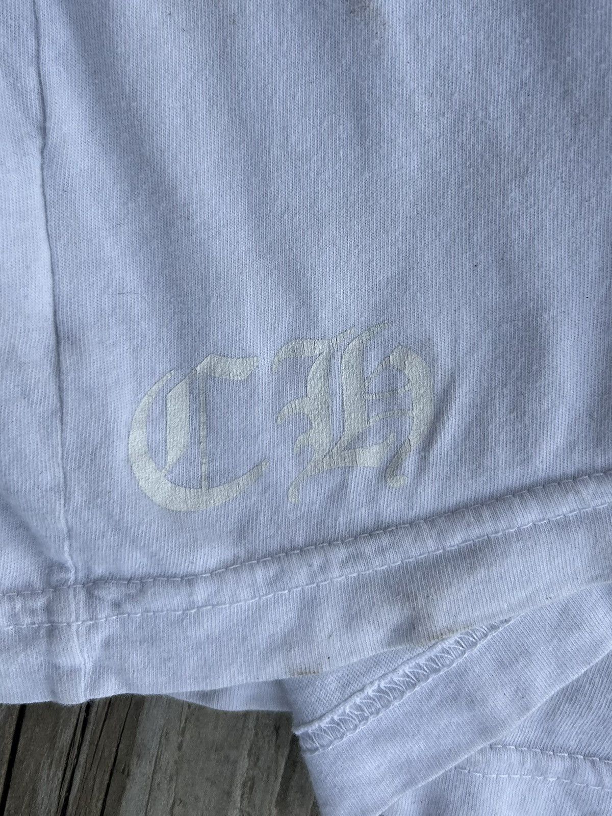 Chrome Hearts Chrome Hearts USA Shoulder Logo White T-shirt Size M Size US M / EU 48-50 / 2 - 6 Thumbnail