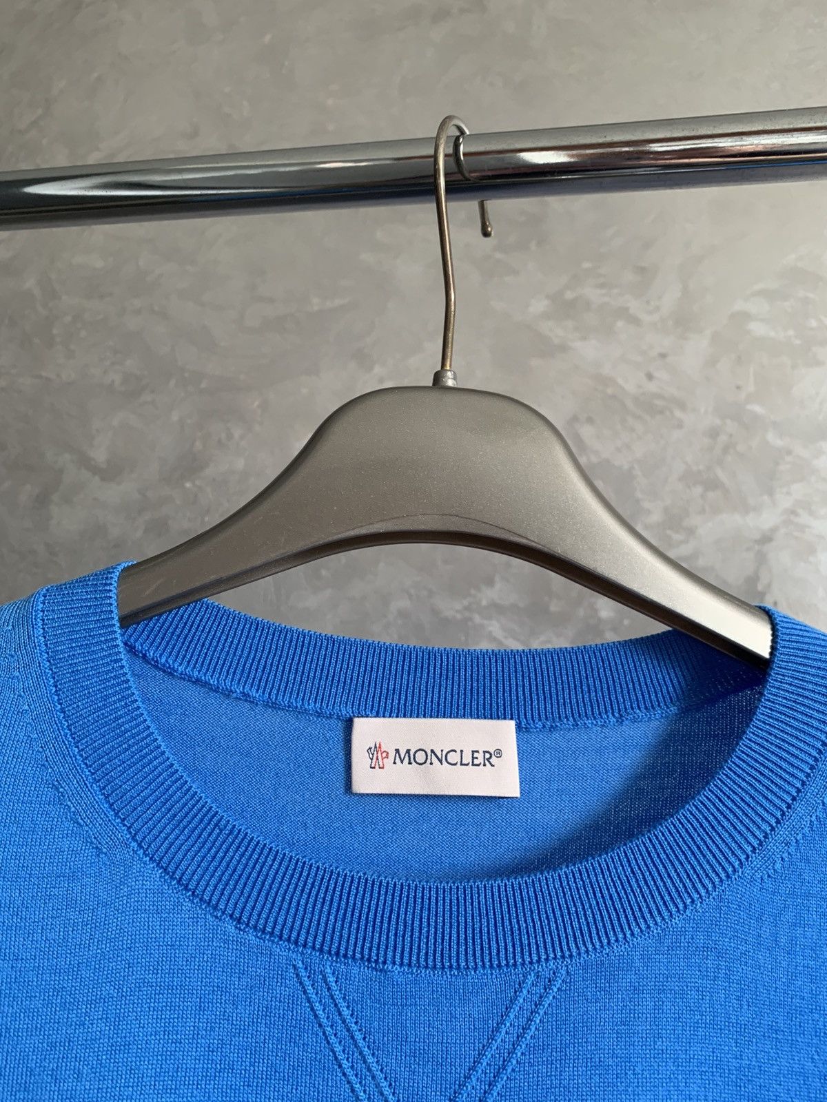 Moncler Moncler Maglia Tricot Girocollo Wool Men’s Sweater Jumper L Size US L / EU 52-54 / 3 - 3 Thumbnail