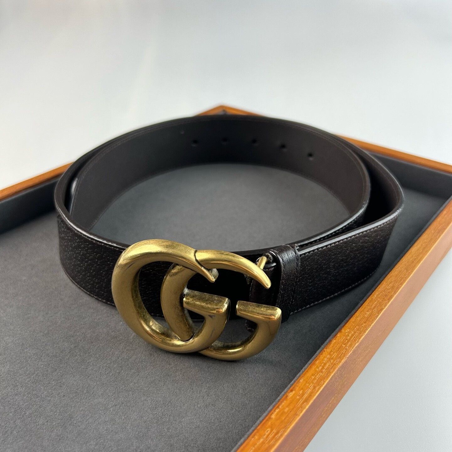 Gucci Gucci Black Leather Belt for Stylish Looks Size ONE SIZE - 1 Thumbnail