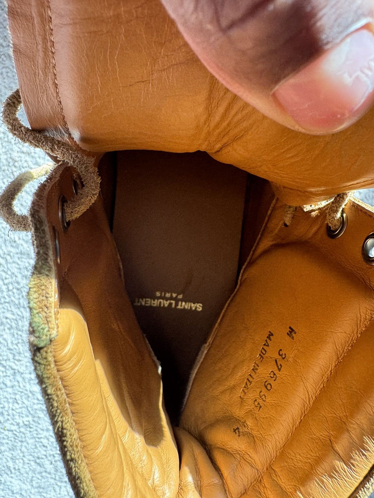 Saint Laurent Paris Vinatage Saint Laurent Fringe Trainer sneaker Size US 11 / EU 44 - 9 Thumbnail