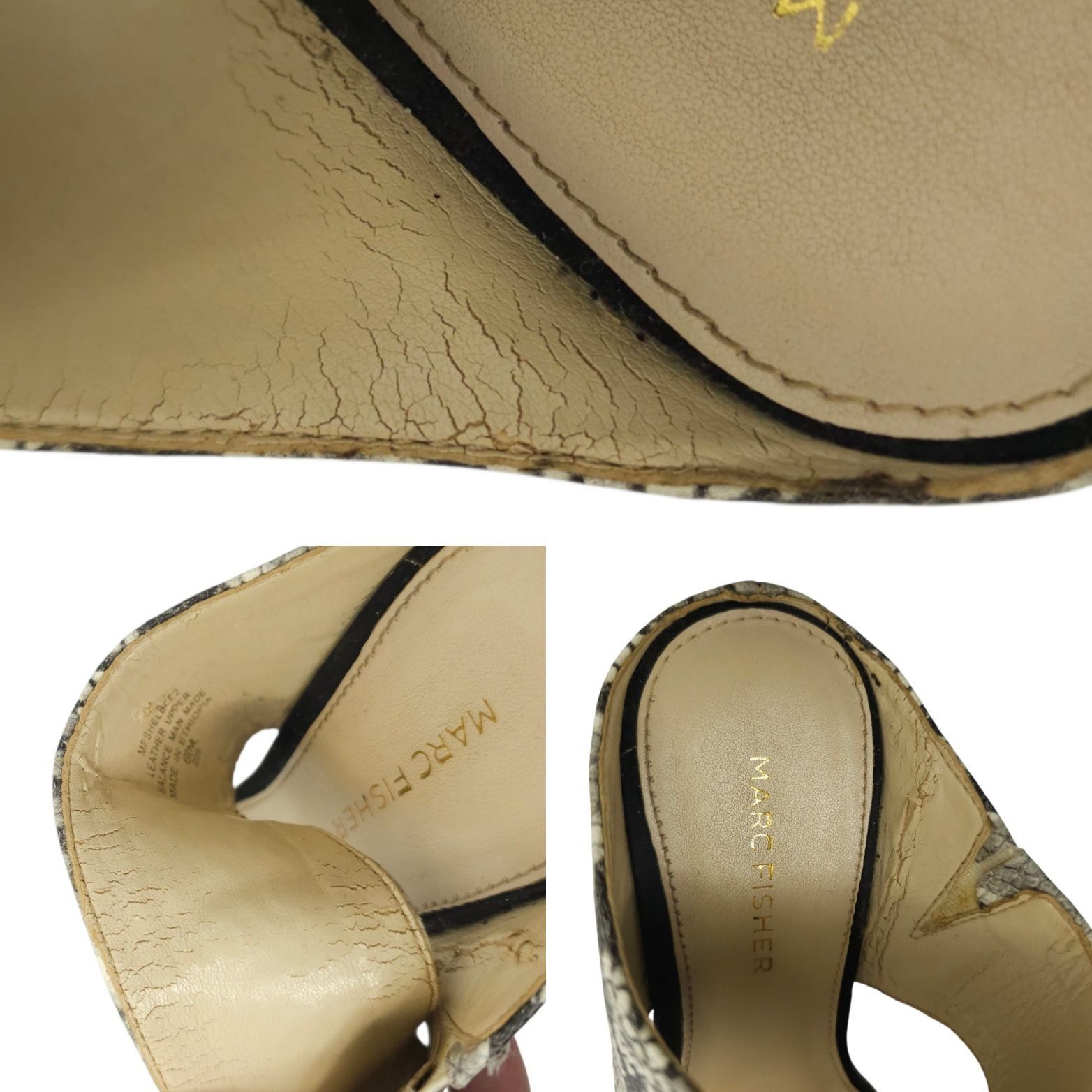 Marc Fisher Marc Fisher Shelbee 2 Sandals Womens 6.5 M Reptile Print Size US 6.5 / IT 36.5 - 7 Thumbnail