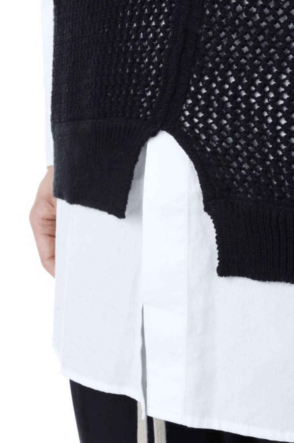 Yohji Yamamoto Yohji Yamamoto Pour Homme - PATTERN VEST Knitwear Size US L / EU 52-54 / 3 - 5 Thumbnail