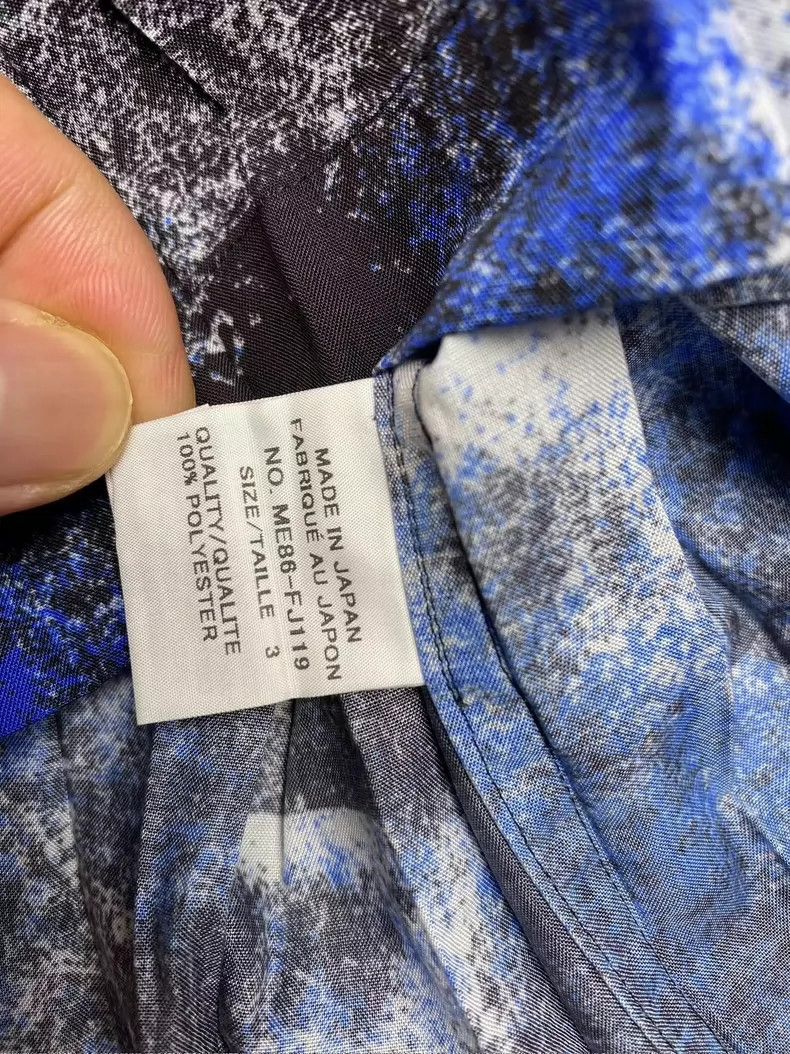 Issey Miyake Issey Miyake size:3 Blue mainline show pleated coat Size L / US 10 / IT 46 - 8 Thumbnail