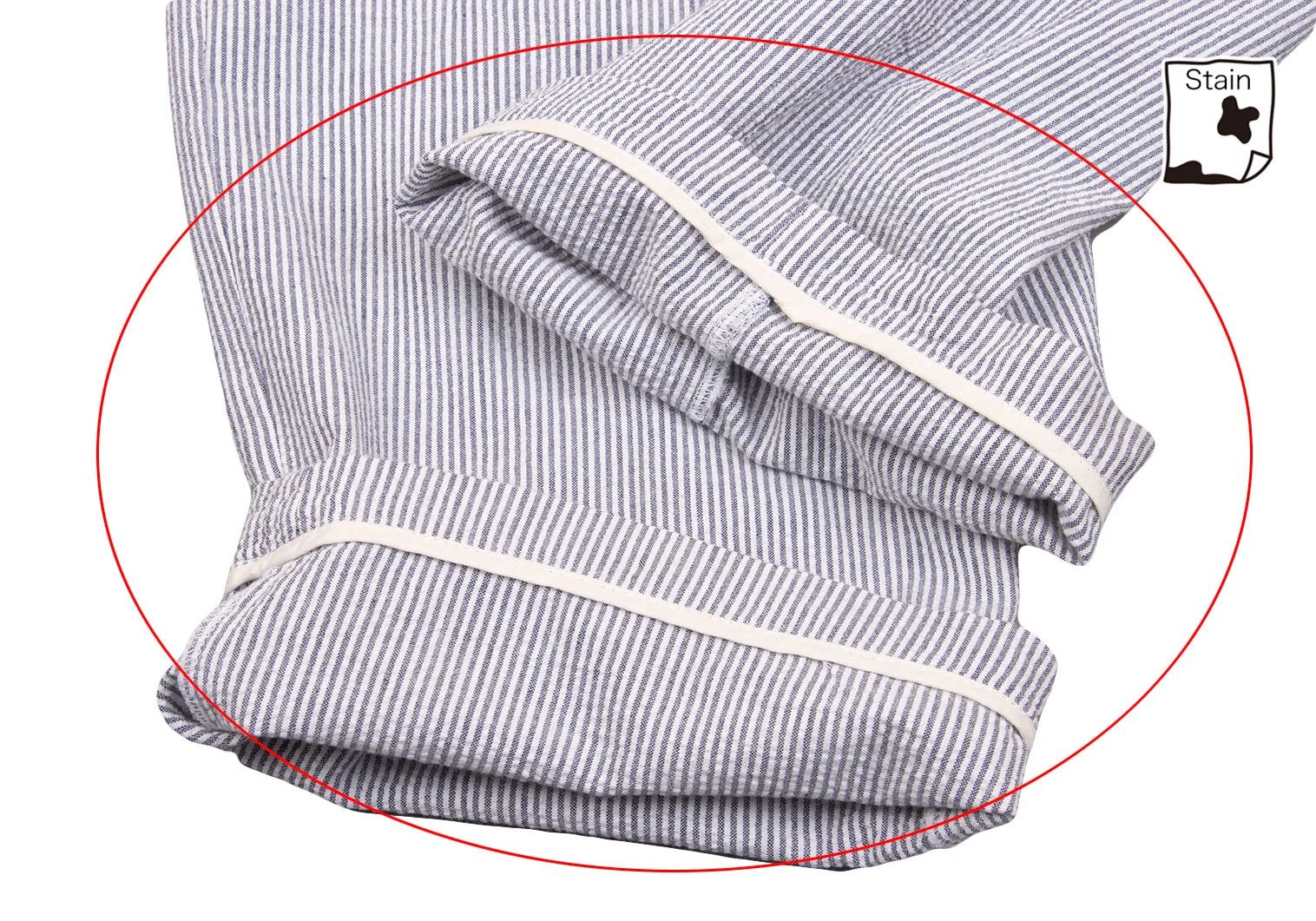 Engineered Garments Stripe Elastic Waist Pants in White Gray Size M Size US 34 / EU 50 - 9 Thumbnail