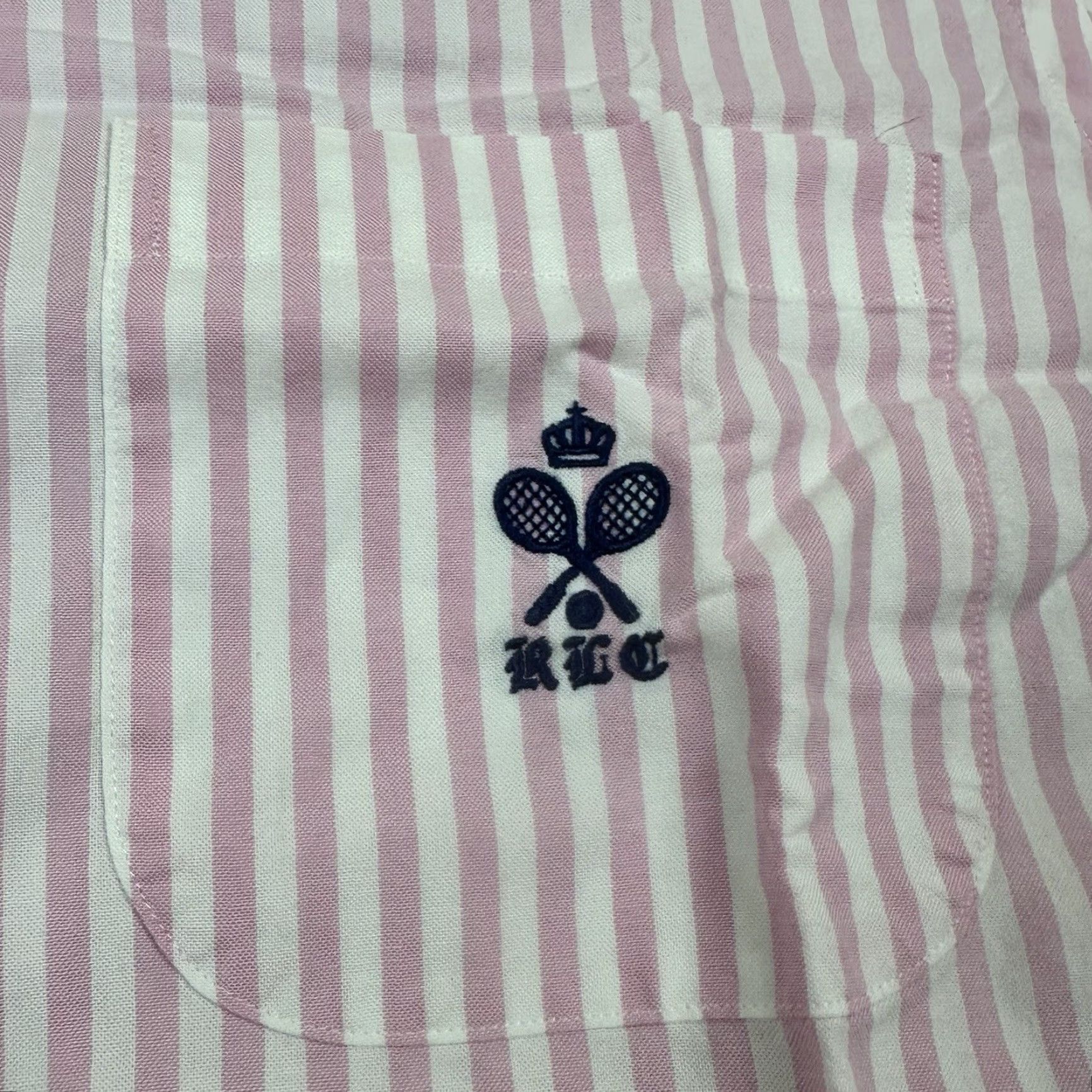 Polo Ralph Lauren Polo Ralph Lauren Button Up Shirt Mens Medium Pink Striped Size US XXL / EU 58 / 5 - 4 Thumbnail