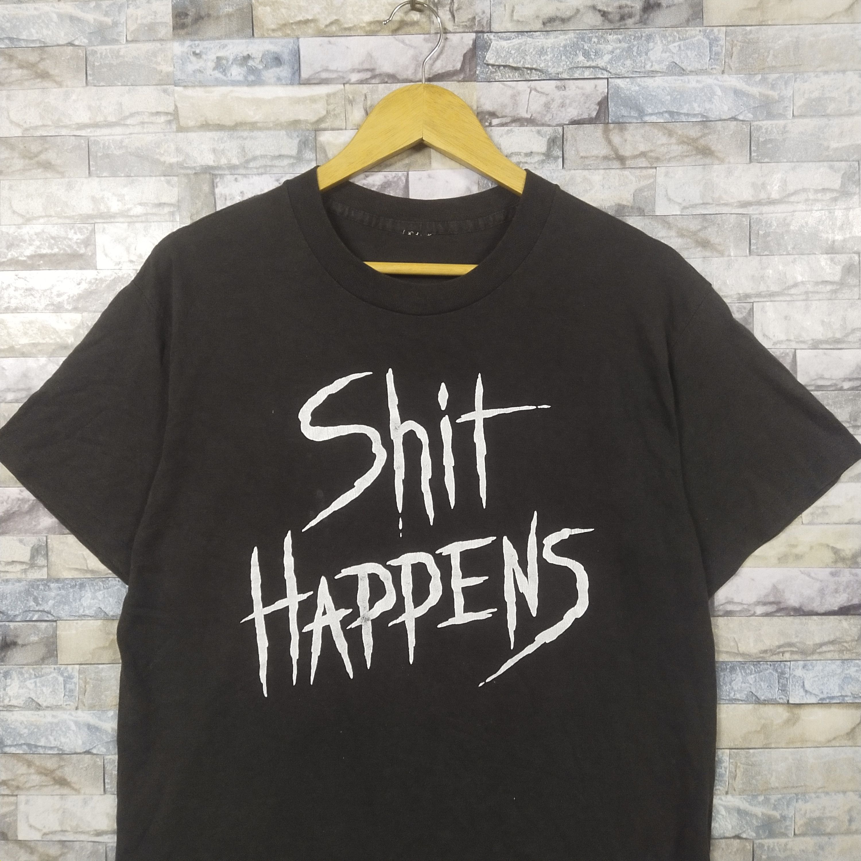 Vintage Vintage 90s Shit Happens Size US L / EU 52-54 / 3 - 2 Thumbnail