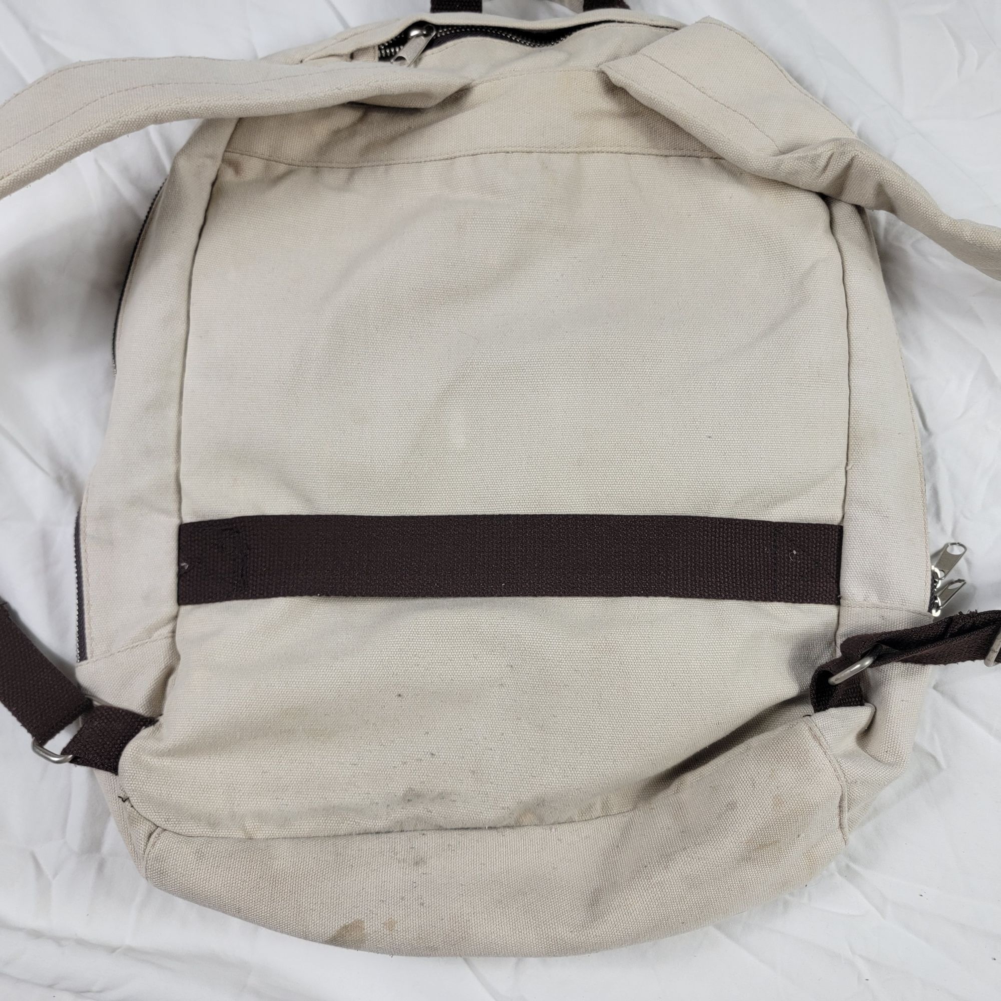 Disney Disney Mickey Mouse Adults White Backpack Casual Outdoors Th Size ONE SIZE - 3 Thumbnail