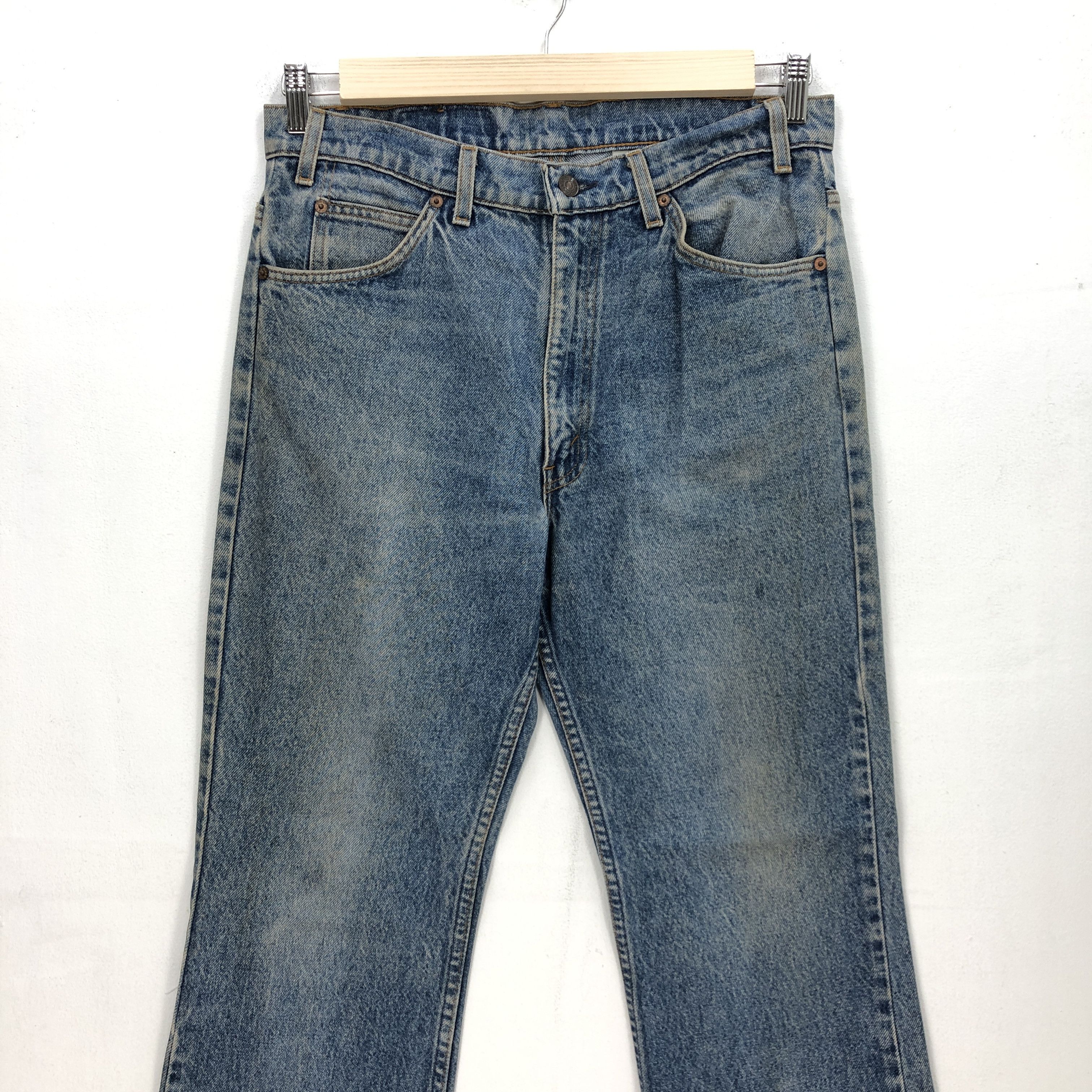 Levi's Vintage Levis 517 Flare Jeans Levi's Faded Light Wash Denim Size US 32 / EU 48 - 3 Thumbnail
