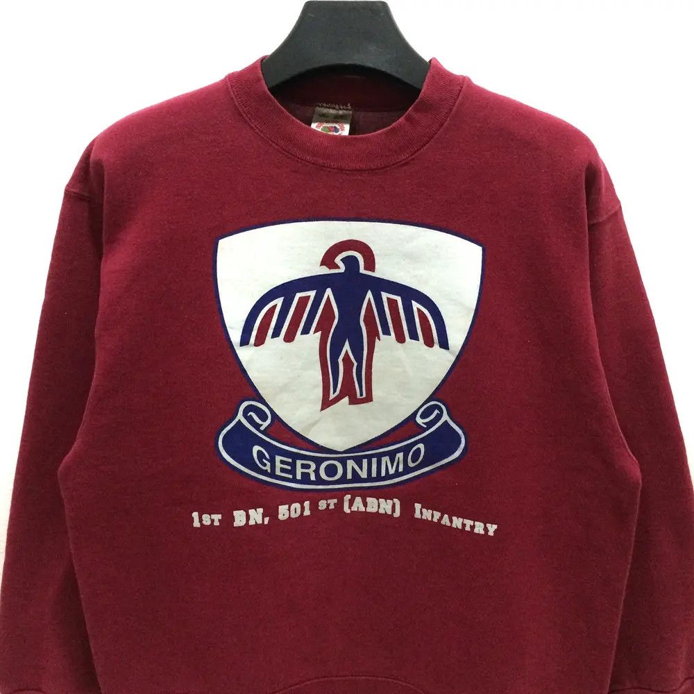 Vintage Vintage Soldier Infantry Sweatshirt Size US M / EU 48-50 / 2 - 2 Thumbnail
