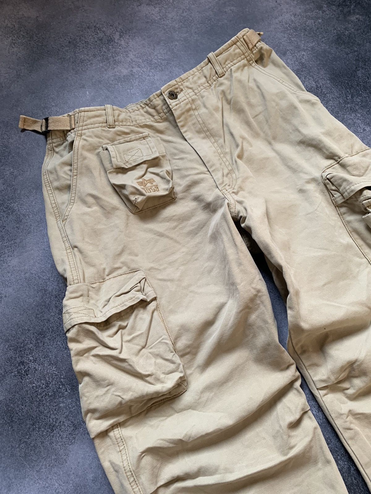 Alpha Industries × Vintage Alpha Industries vintage cargo pants y2k Size US 32 / EU 48 - 3 Thumbnail