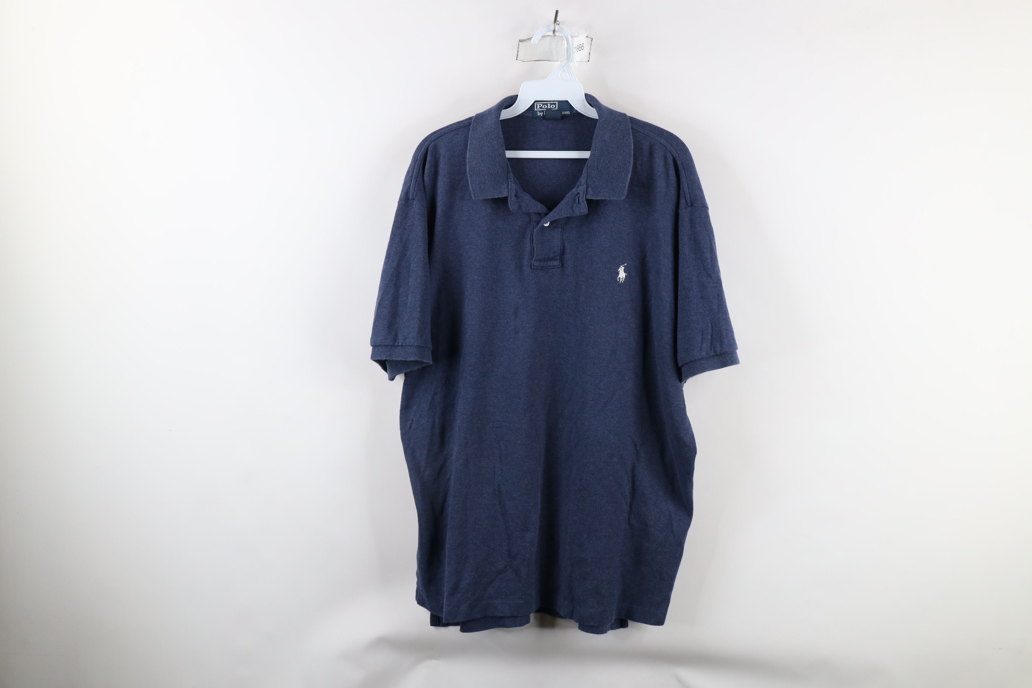 Ralph Lauren × Vintage Vintage 90s Ralph Lauren Soft Touch Collared Golf Polo Shirt Size US XL / EU 56 / 4 - 1 Thumbnail