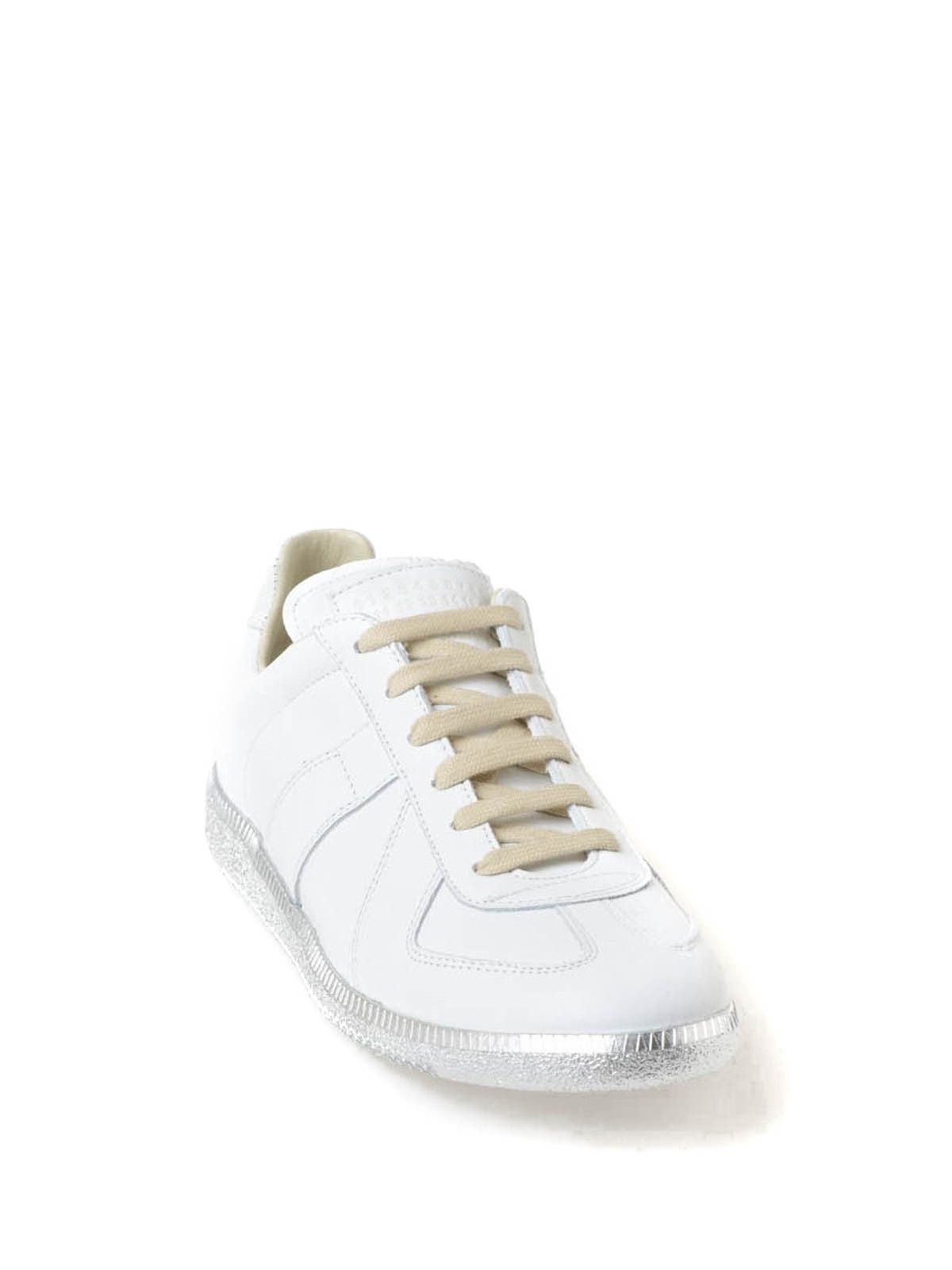 Maison Margiela o1w1db10725 Replica Low-Top Sneakers in White Size US 8 / IT 38 - 2 Thumbnail
