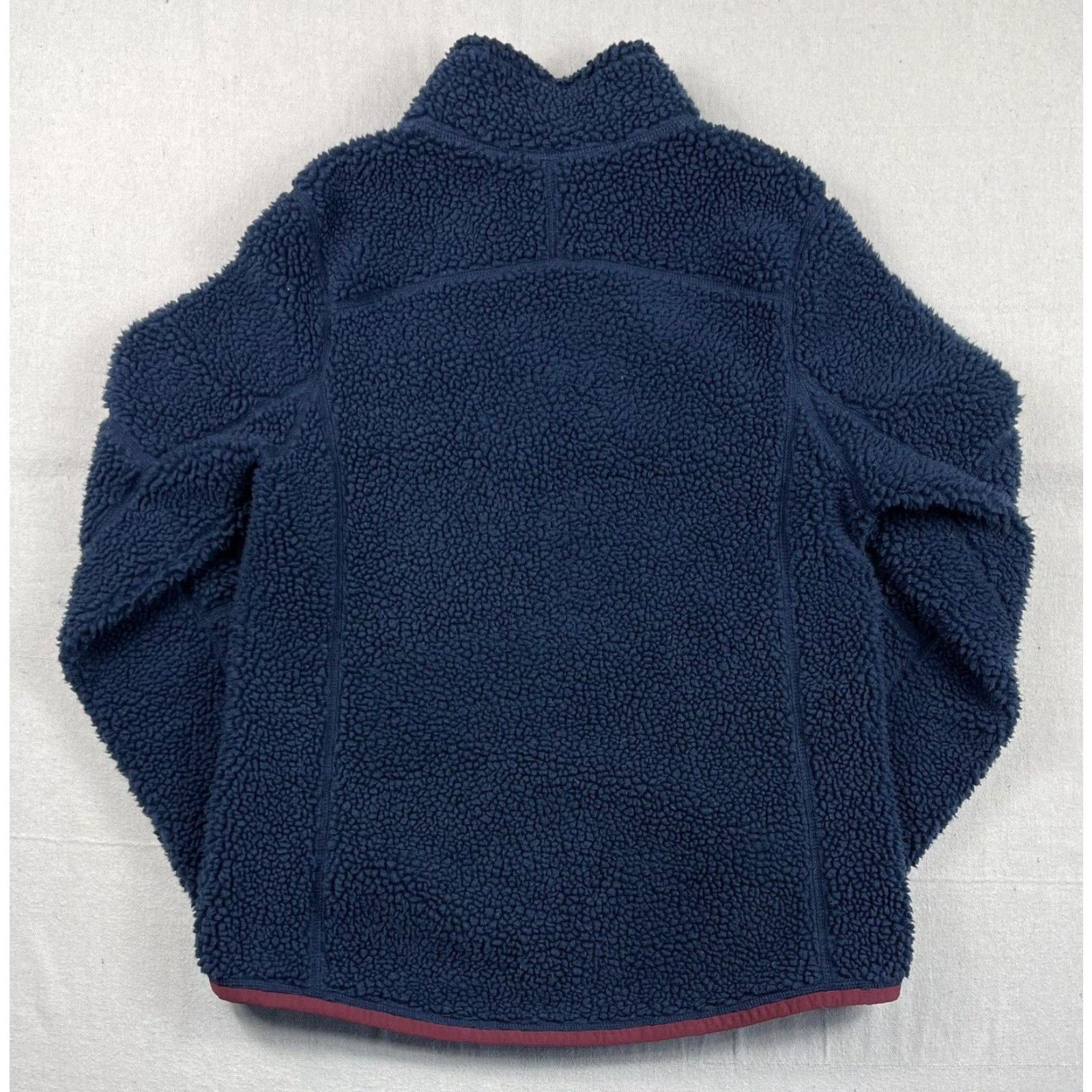 Vintage VINTAGE L.L. Bean Jacket Womens M Fleece Deep High Pile Full Zip Blue Thick Lined Ski Size M / US 6-8 / IT 42-44 - 2 Thumbnail