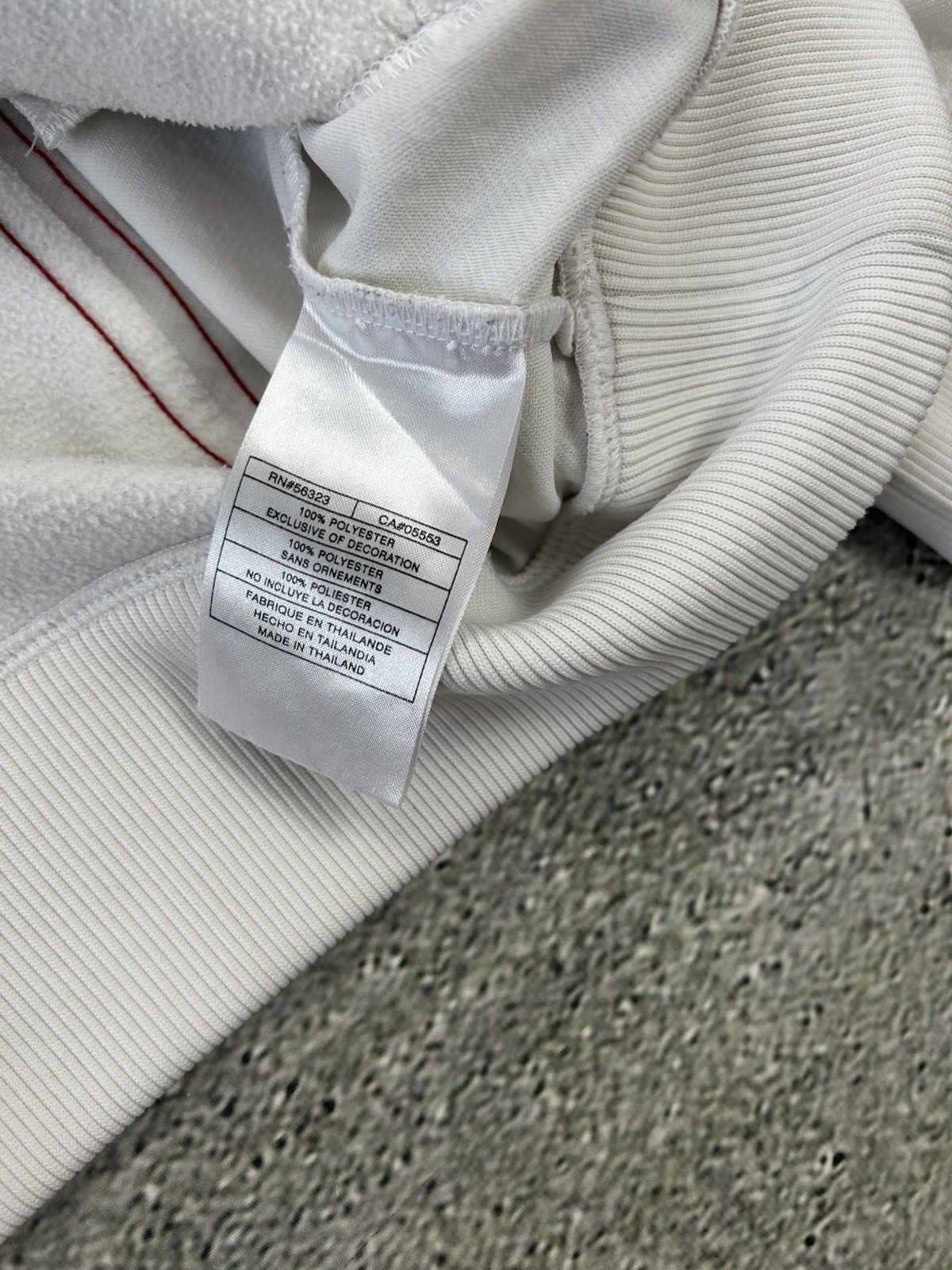 Jordan Brand × Vintage Jordan track jacket zip sweatshirt vintage 2000s white Size US L / EU 52-54 / 3 - 8 Thumbnail