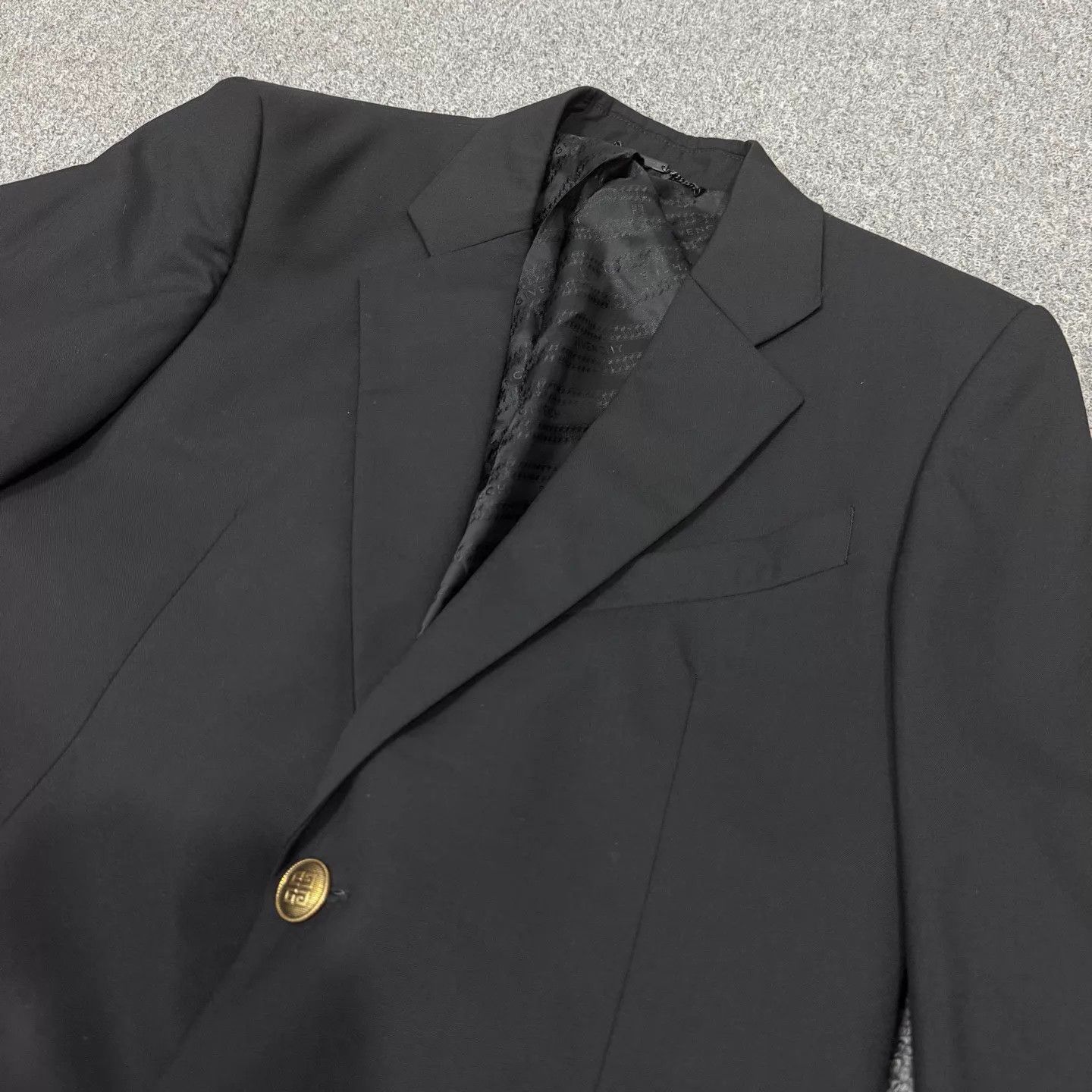 Givenchy Givenchy suit jacket black lined all over print 48 99 new Size 48R - 3 Thumbnail