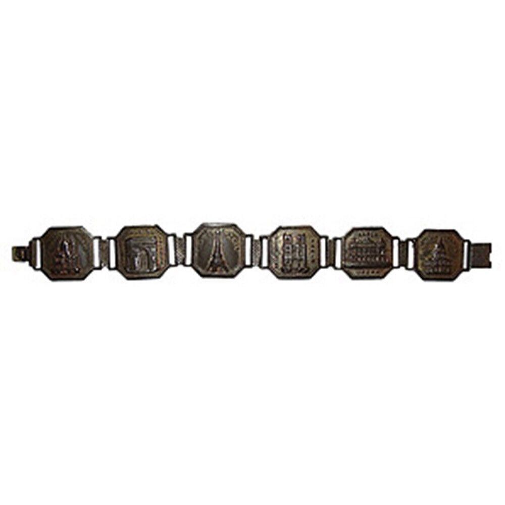 Designer French Souvenir Brass Bracelet Size ONE SIZE - 1 Thumbnail