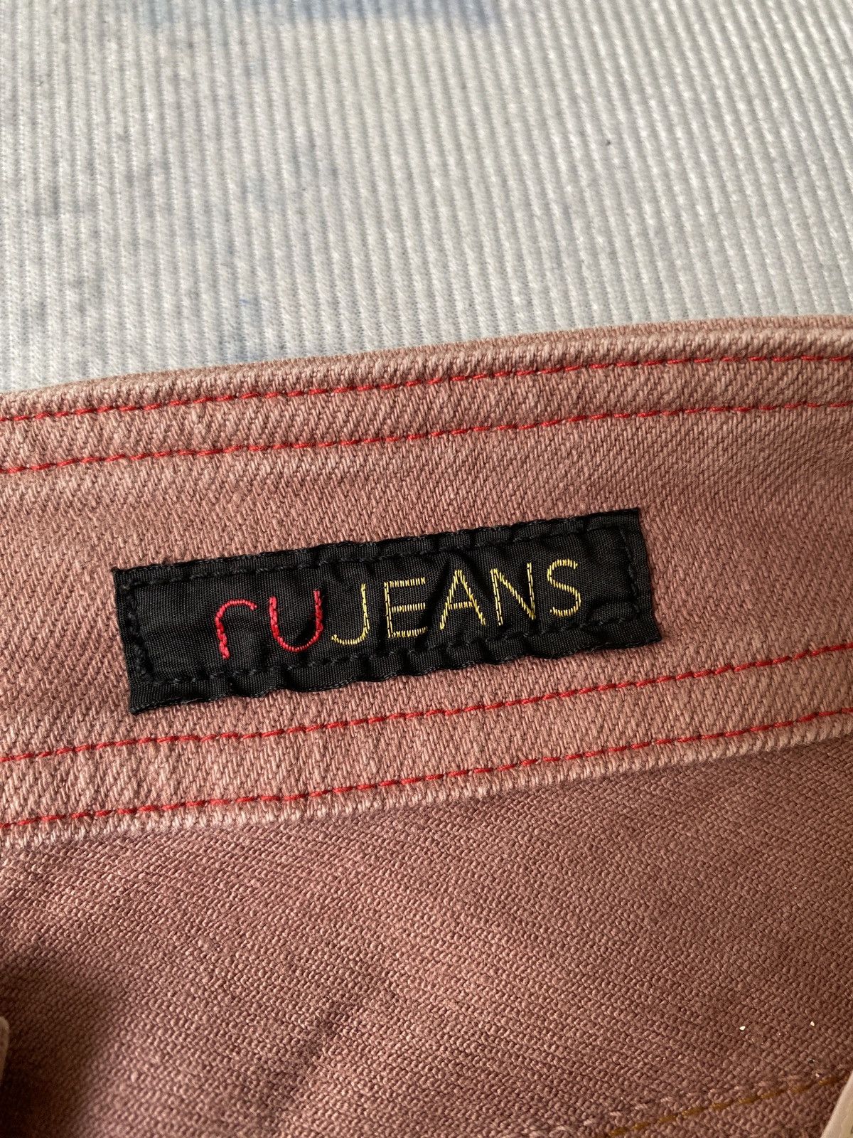 If Six Was Nine × Japanese Brand × Tornado Mart Japanese Brand RU Jeans Flare Spiral Cut Design Denim Size US 27 - 12 Thumbnail