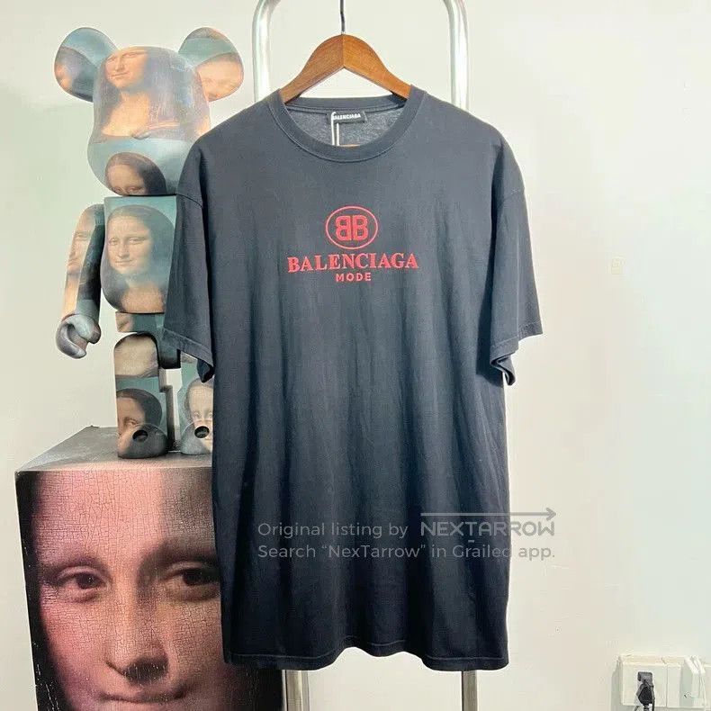 Balenciaga Balenciaga Double B Short Sleeve Tee. Size US XS / EU 42 / 0 - 1 Thumbnail