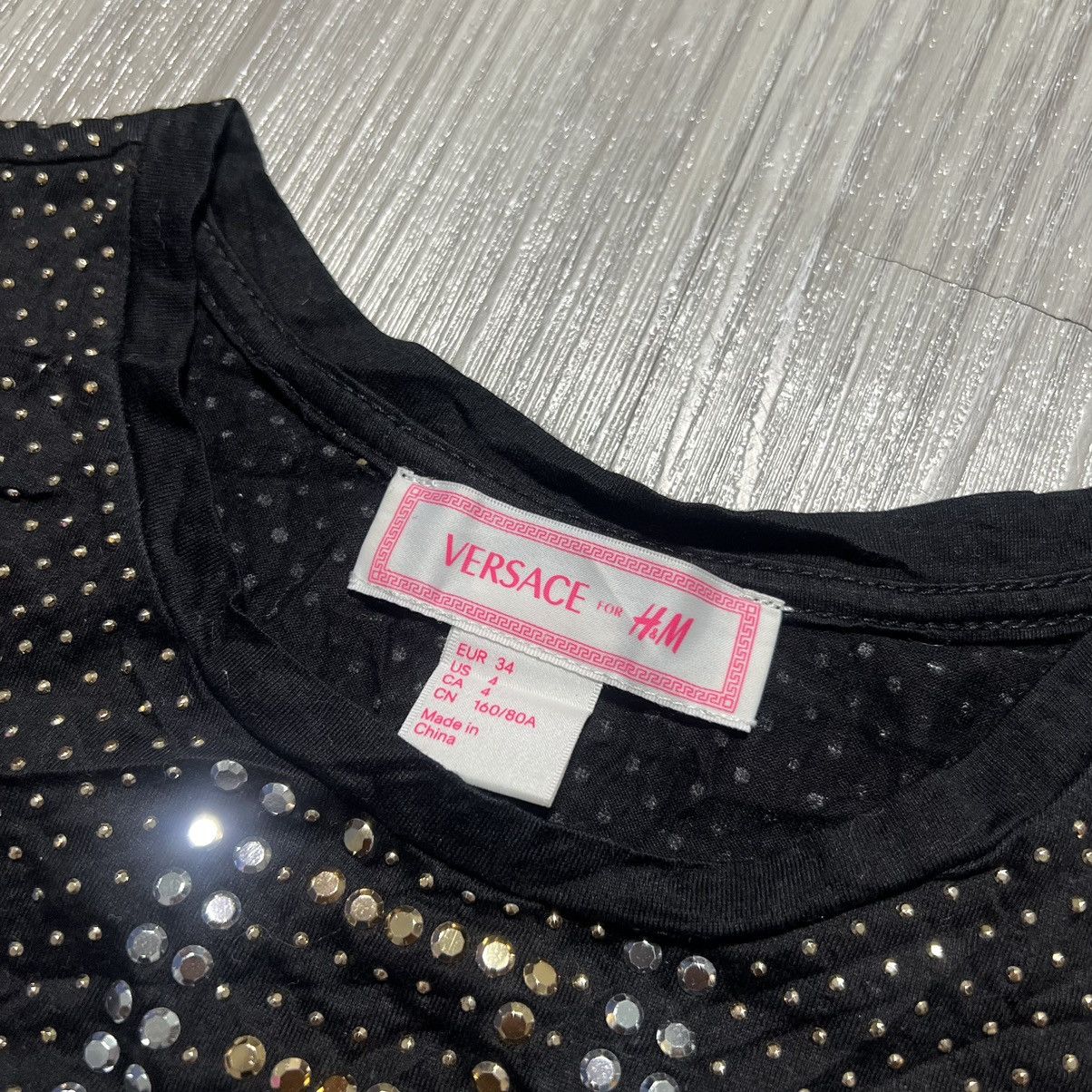 Versace Versace x H&M Black Studded Sleeveless Size S / US 4 / IT 40 - 4 Thumbnail