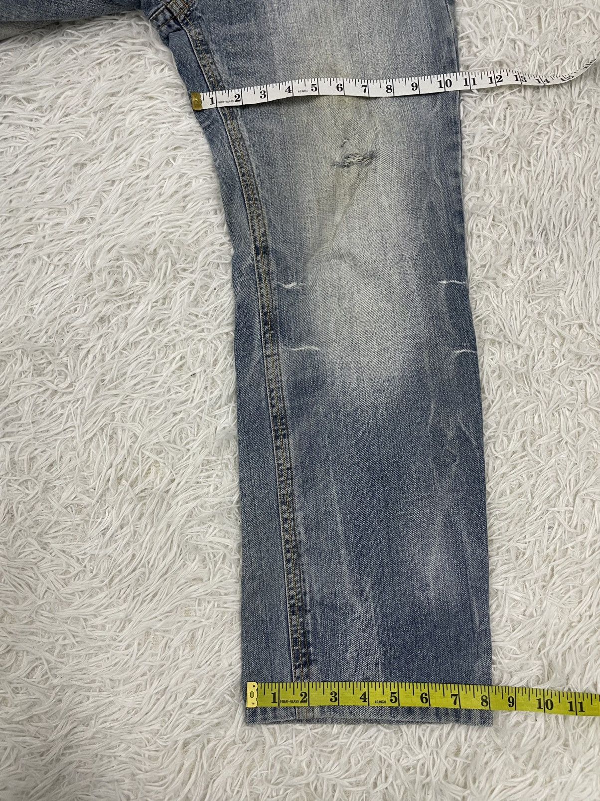 Japanese Brand Skull The World of Freedom Flare Jeans Pant Size US 33 - 20 Thumbnail
