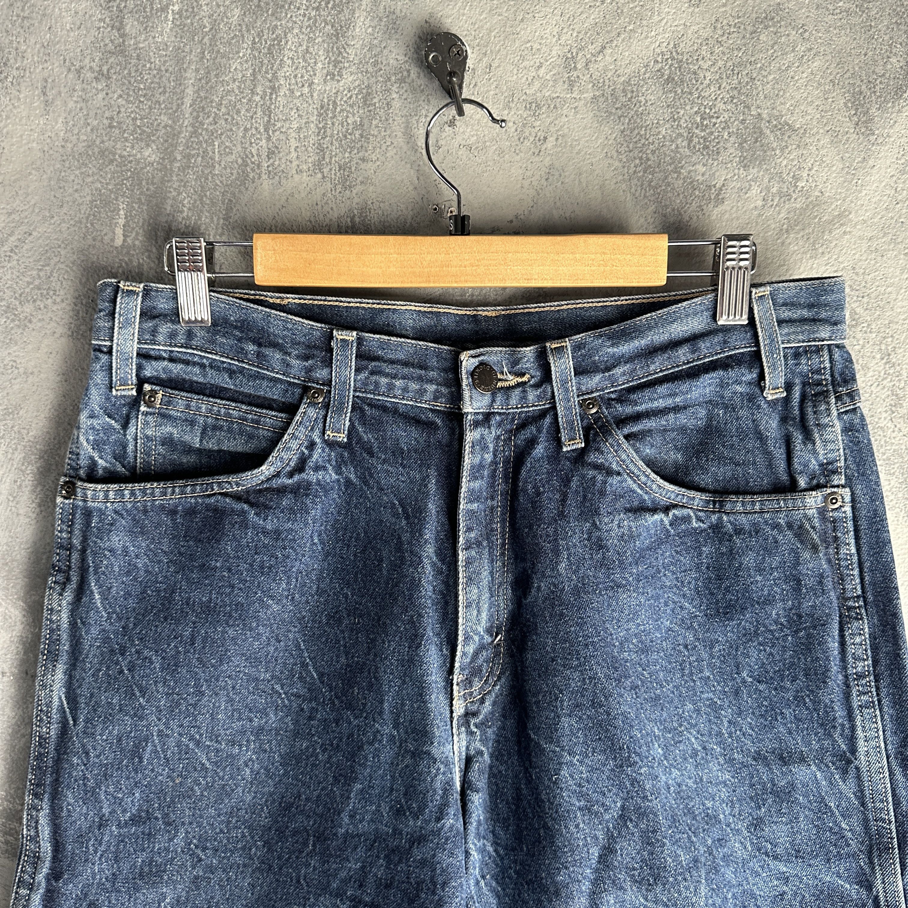 Dickies VTG Dickies Carpenter Shorts Denim Work Cargo Pockets Y2K Size US 33 - 7 Thumbnail