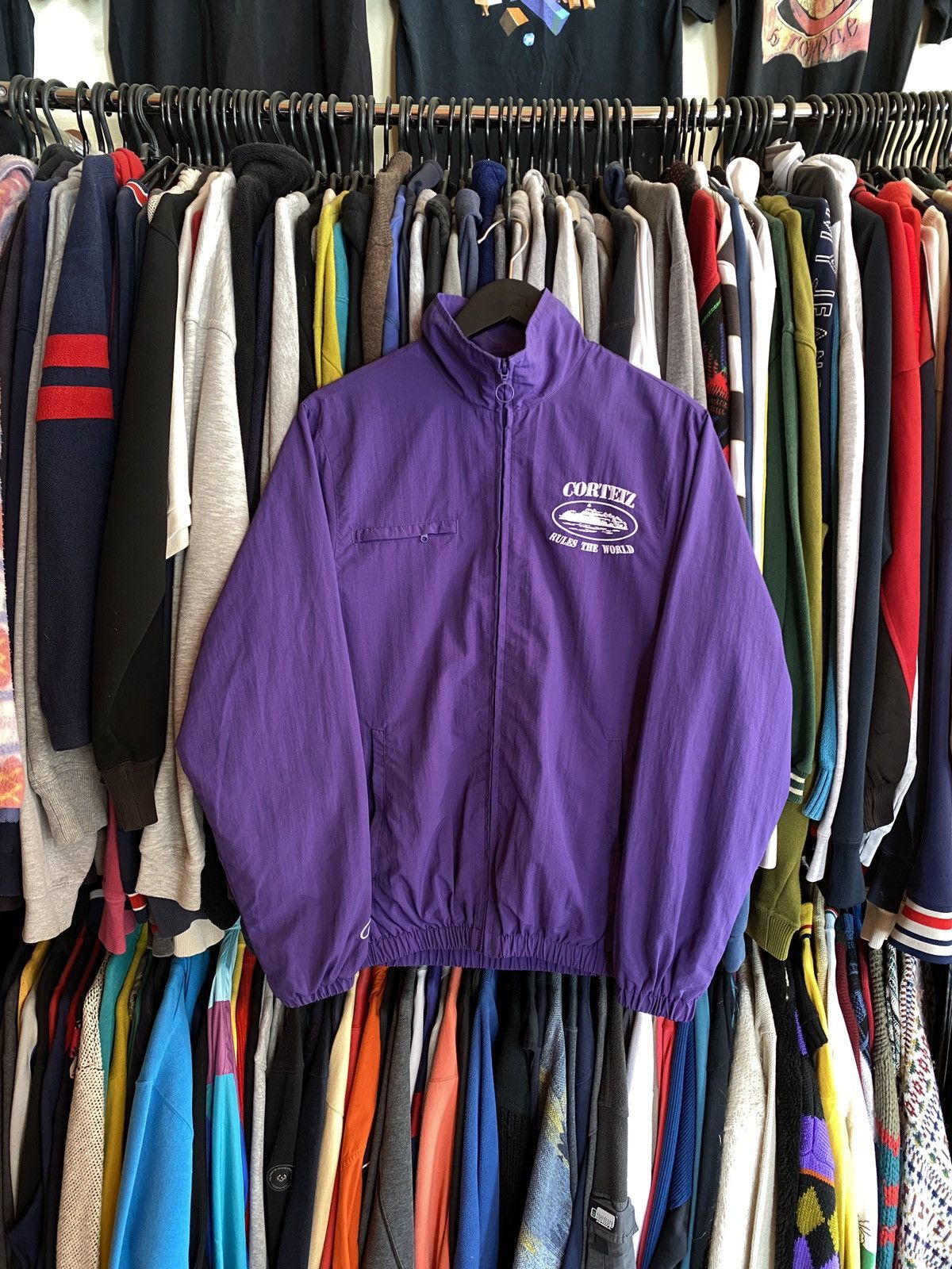 Corteiz VINTAGE CORTEIZ NYLON JACKET DRIP y2k Size US S / EU 44-46 / 1 - 1 Thumbnail