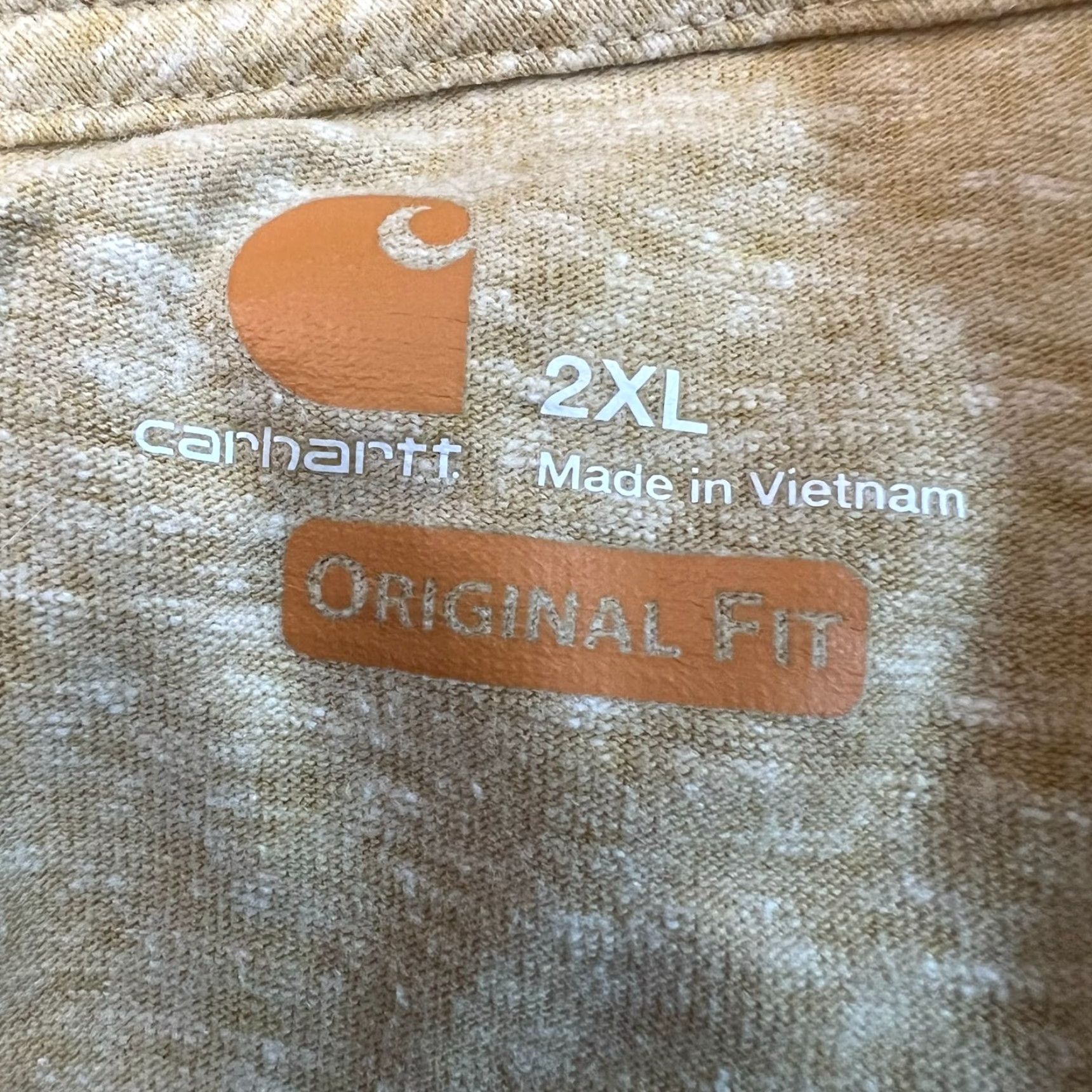 Carhartt Carhartt Pocket Workwear T Shirt Mens XXL Golden Heather Size US XXL / EU 58 / 5 - 4 Thumbnail