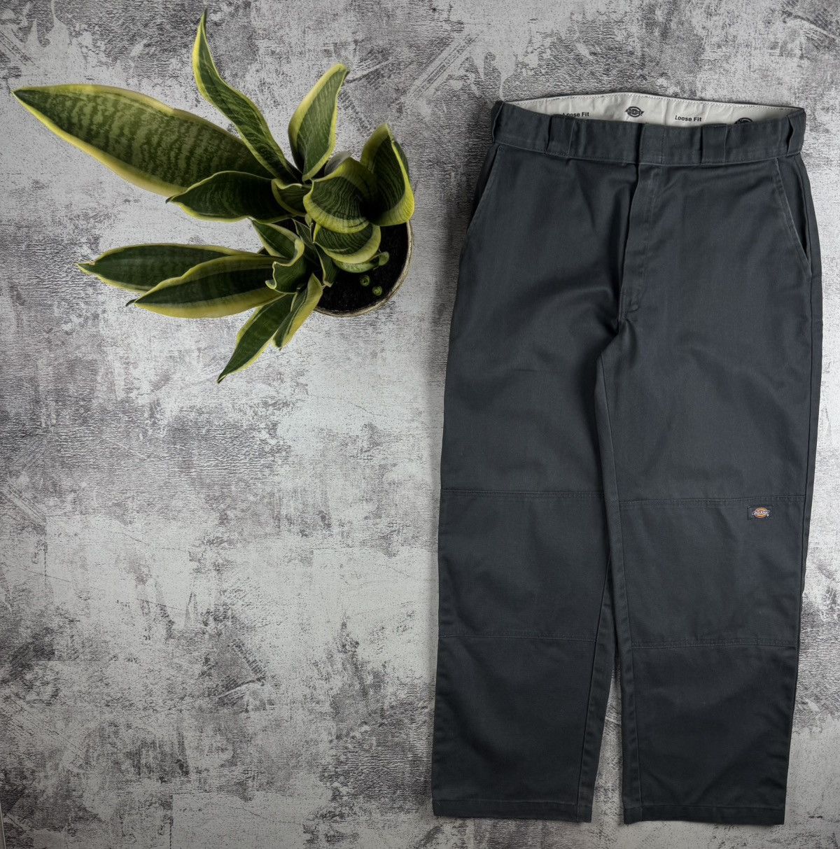 Dickies Dickies Cargo Workwear Gray Pocket 34/32 Carpenter Hip Hop Jeans Pants Trousers Size US 34 / EU 50 - 2 Thumbnail
