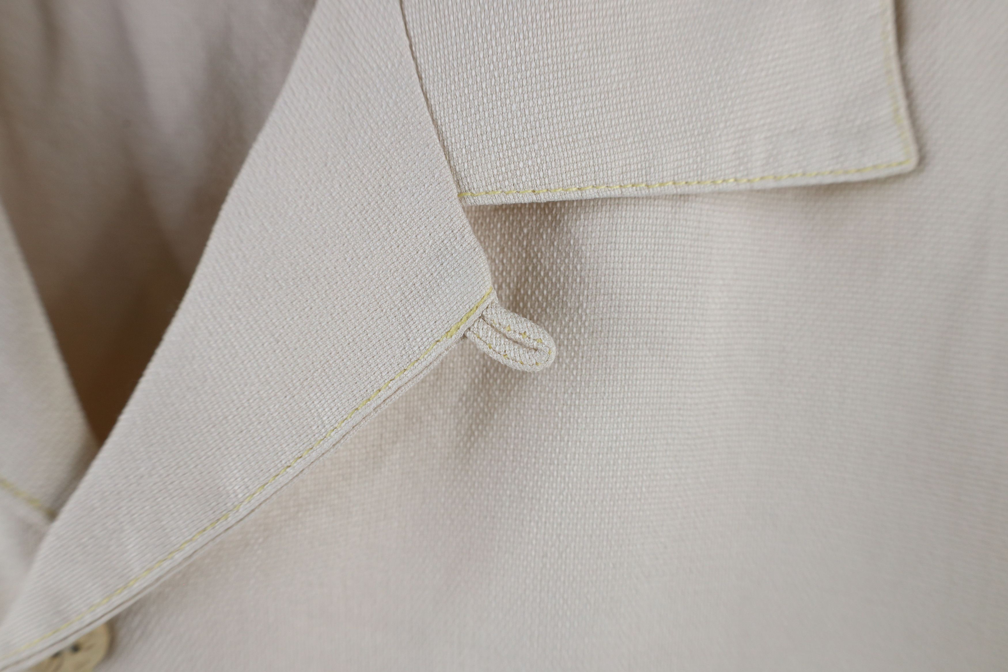 Tommy Bahama × Vintage Vintage 90s Tommy Bahama Looped Collar Button Shirt Beige Size US XL / EU 56 / 4 - 4 Thumbnail