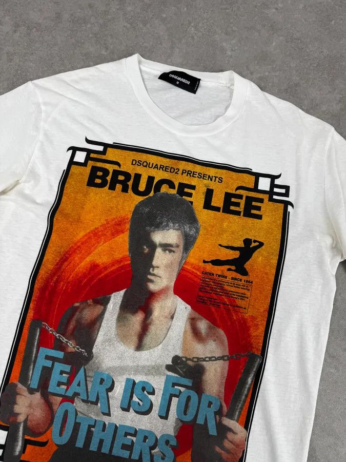 Dsquared2 SS2020 Dsquared2 White Bruce Lee Fighter T-Shirt Size US M / EU 48-50 / 2 - 5 Thumbnail