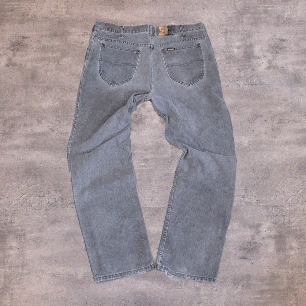 Mustang × Vintage Vintage 1990’s Mustang Faded Charcoal Grey Denim Size US 34 / EU 50 - 1 Thumbnail