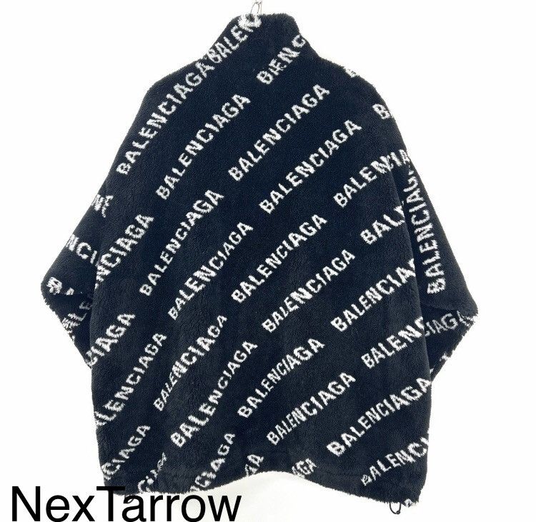 Balenciaga Balenciaga black and white bullet screen full logo teddy ja Size US XS / EU 42 / 0 - 2 Thumbnail