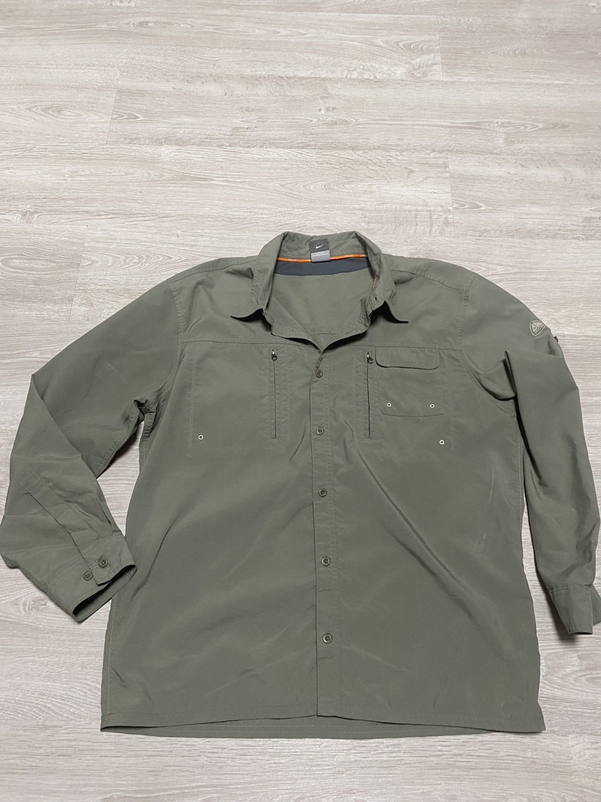 Vintage NIKE ACG Shirt nylon Travel size L-XL Oversized