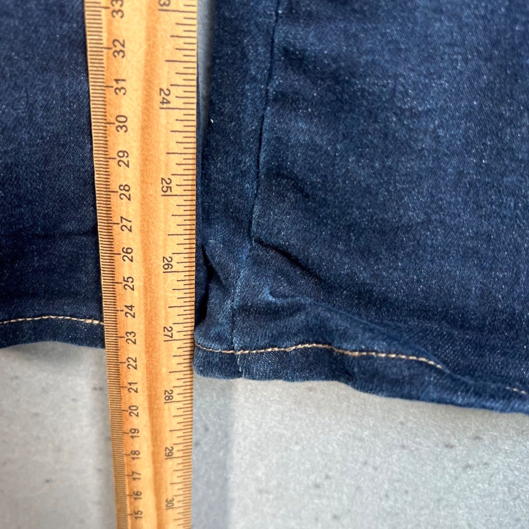 Mango Mango Jeans Flared Denim Womens 2 / 34 Dark Wash Cotton Blend 5-Pocket Inseam 28 in Blue Womens Jeans Size 42" / US 20 - 7 Thumbnail