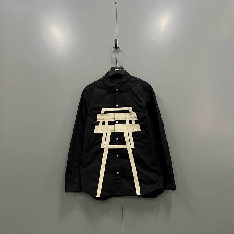 Rick Owens Rick Owens Spliced strap lapel jacket-2507