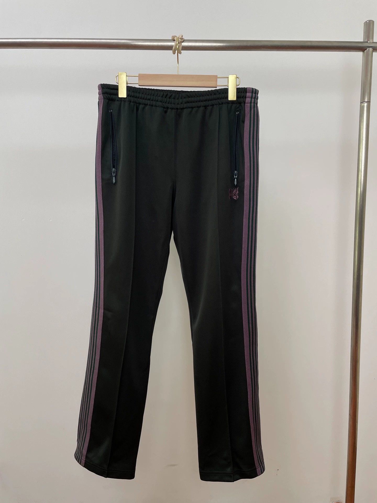 Needles Needles dark green loose straight track pants M new Size US 32 / EU 48 - 1 Thumbnail