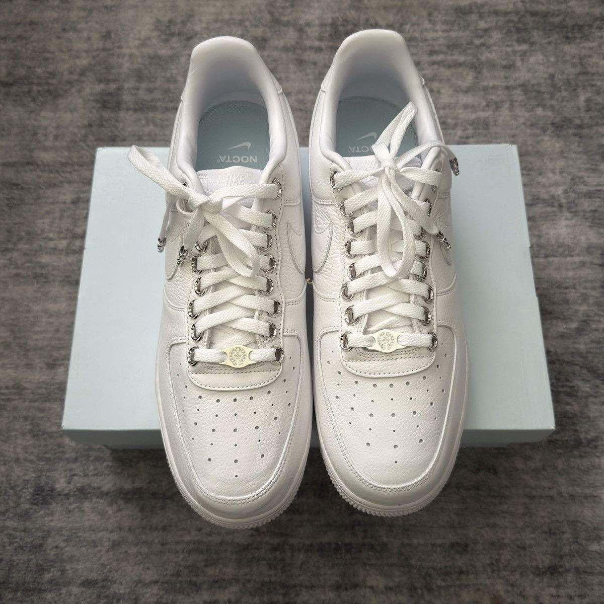 Chrome Hearts × NOCTA × Nike Chrome Hearts Nocta Air Force 1 Size US 11.5 / EU 44-45 - 4 Thumbnail