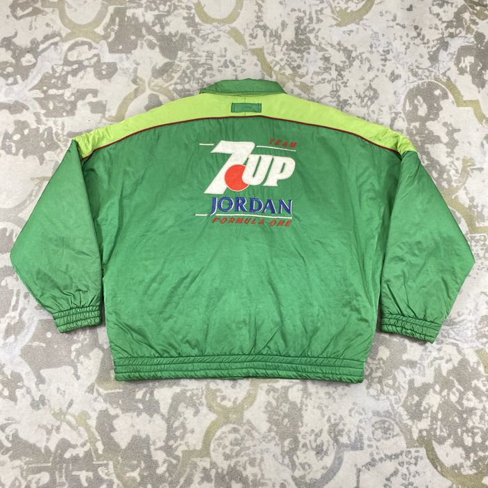 Vintage Vintage 7UP Jordan Formula 1 Team Racing Jacket- J530 | Grailed