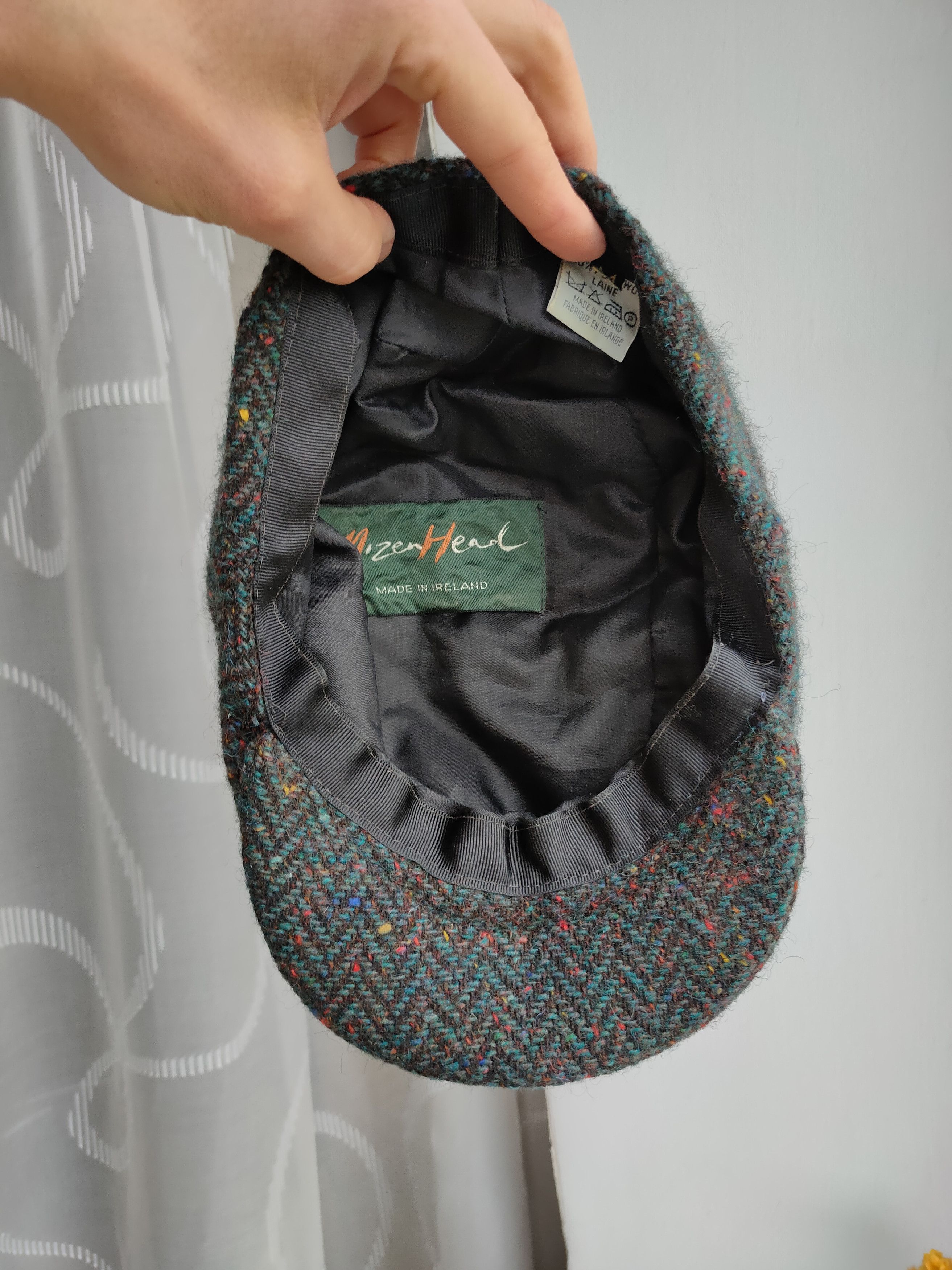 Harris Tweed Vintage Mizen Wool Flat Cap Hat Ireland Tweed Peaky Blinders Size ONE SIZE - 9 Thumbnail