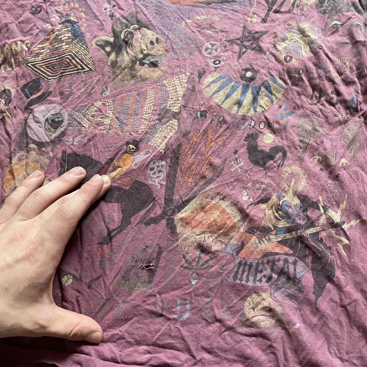 Vintage Vintage Y2K All Saints Sun Faded Graphic Tee Streetwear M Size US M / EU 48-50 / 2 - 4 Thumbnail
