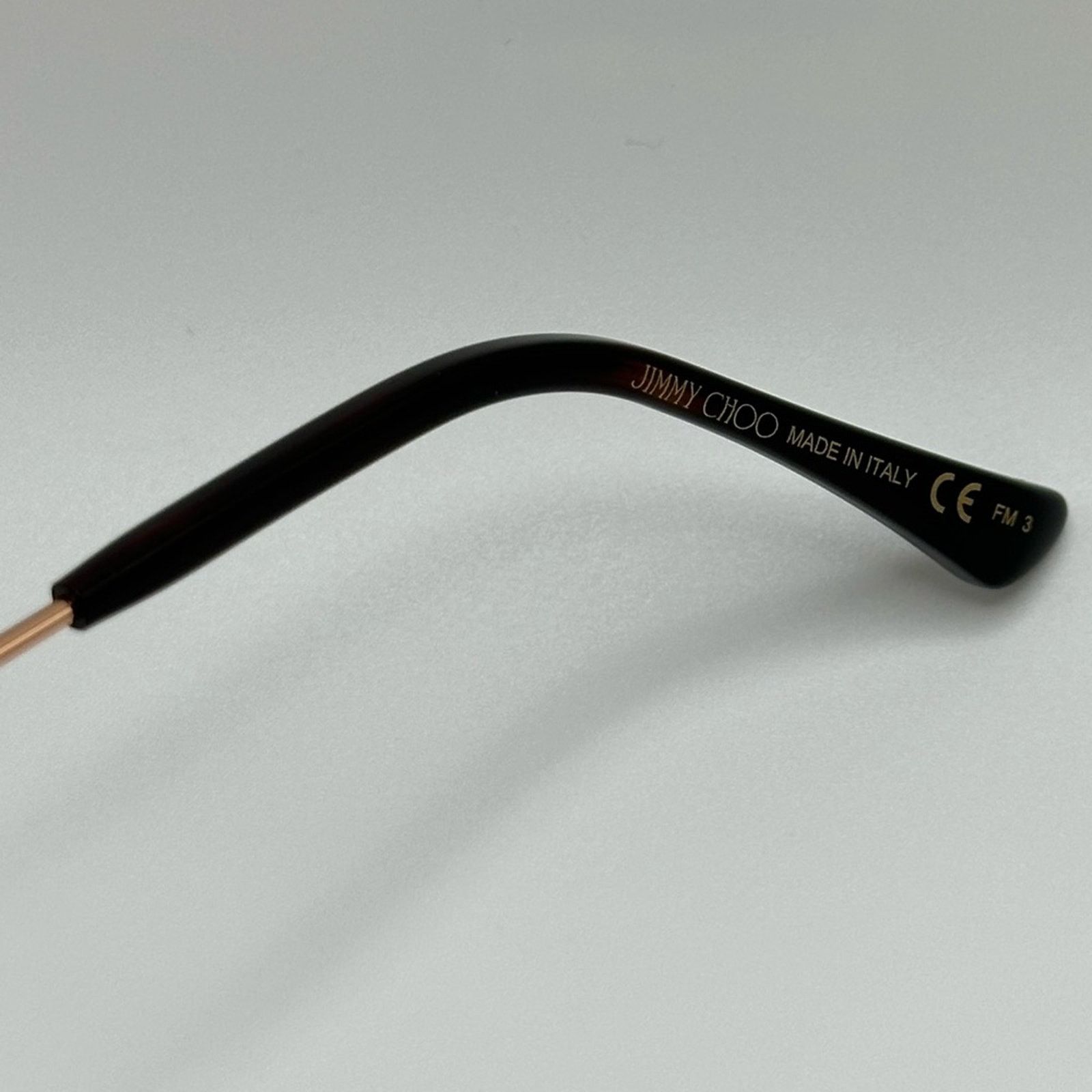 Jimmy Choo NEW JIMMY CHOO Birdie/S 06J Gold Brown Women Sunglasses Size ONE SIZE - 8 Thumbnail