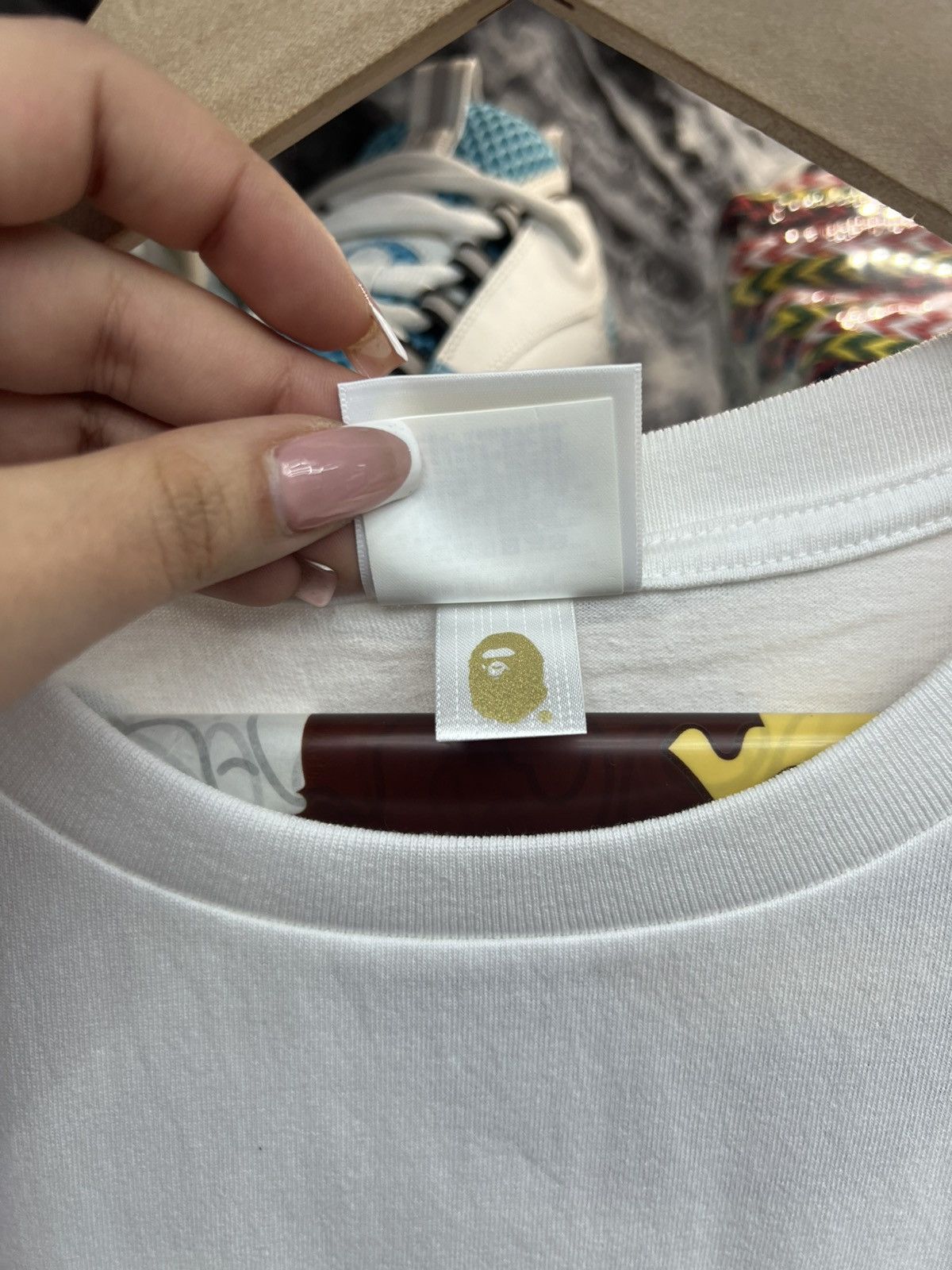 Bape Bape Color Camo Purple/White Tee Size US XXL / EU 58 / 5 - 8 Thumbnail