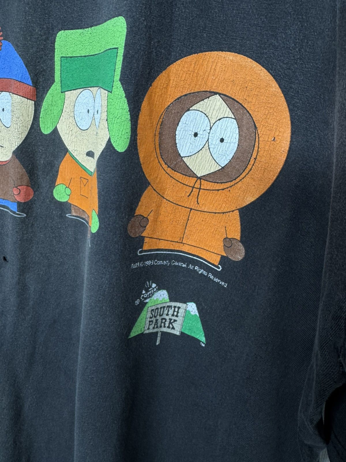 George South Park 1998 tee t-shirt Kenny Kyle Eric Stan 90's 1990s Size US L / EU 52-54 / 3 - 8 Thumbnail