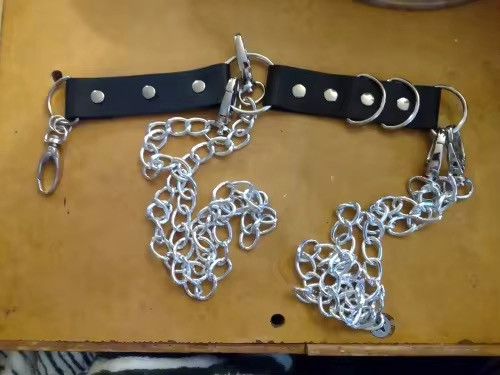 Jewelry Gothic Chain Leather Thigh Harness Accessories Size ONE SIZE - 9 Thumbnail