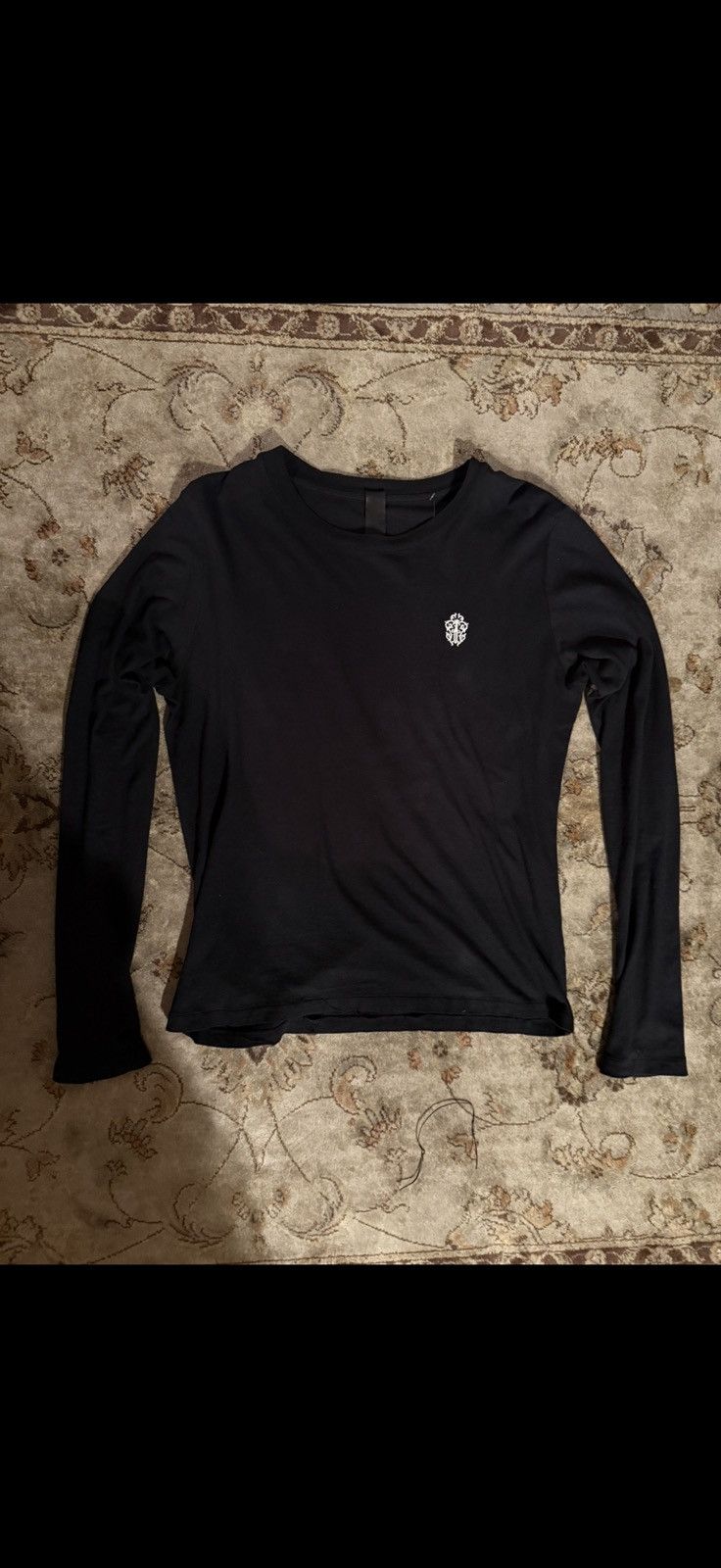 Chrome Hearts Chrome Hearts Embroidered Dagger Black Long Sleeve T-Shirt Size US M / EU 48-50 / 2 - 1 Thumbnail