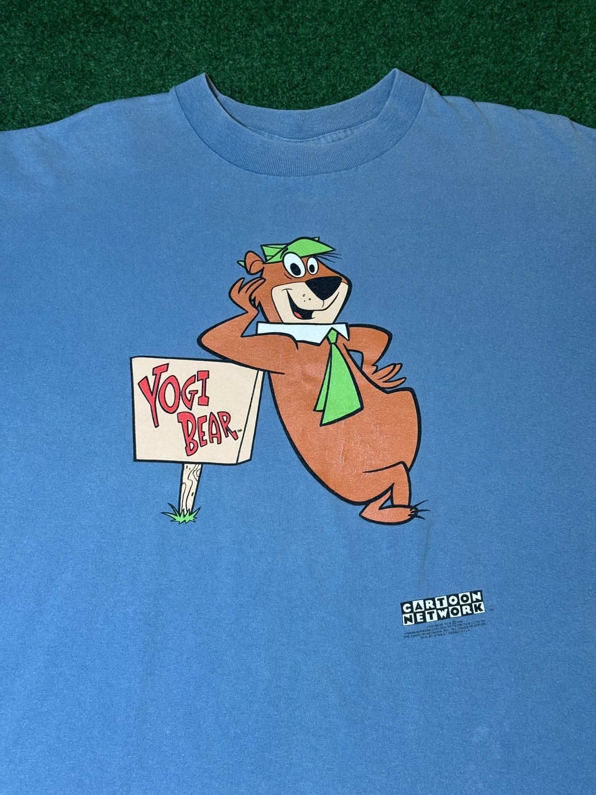 Cartoon Network × Vintage Vtg 90s Cartoon Network Yogi Bear Stanley Desantis T Shirt Size US L / EU 52-54 / 3 - 2 Thumbnail