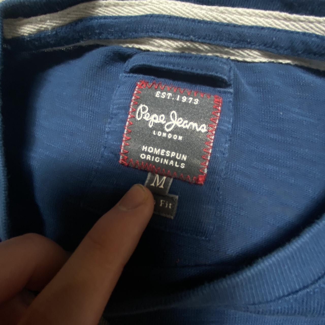 Pepe Jeans Vintage Pepe Jeans Embroidered Tee Navy M Size US M / EU 48-50 / 2 - 3 Thumbnail